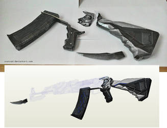 [WIP] Crossfire AK47 Iron Beast Papercraft