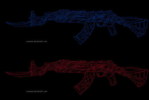 CrossFire AK47 Iron Beast Sketch