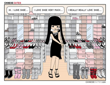 chinese cutes -- '' i love shoe ''