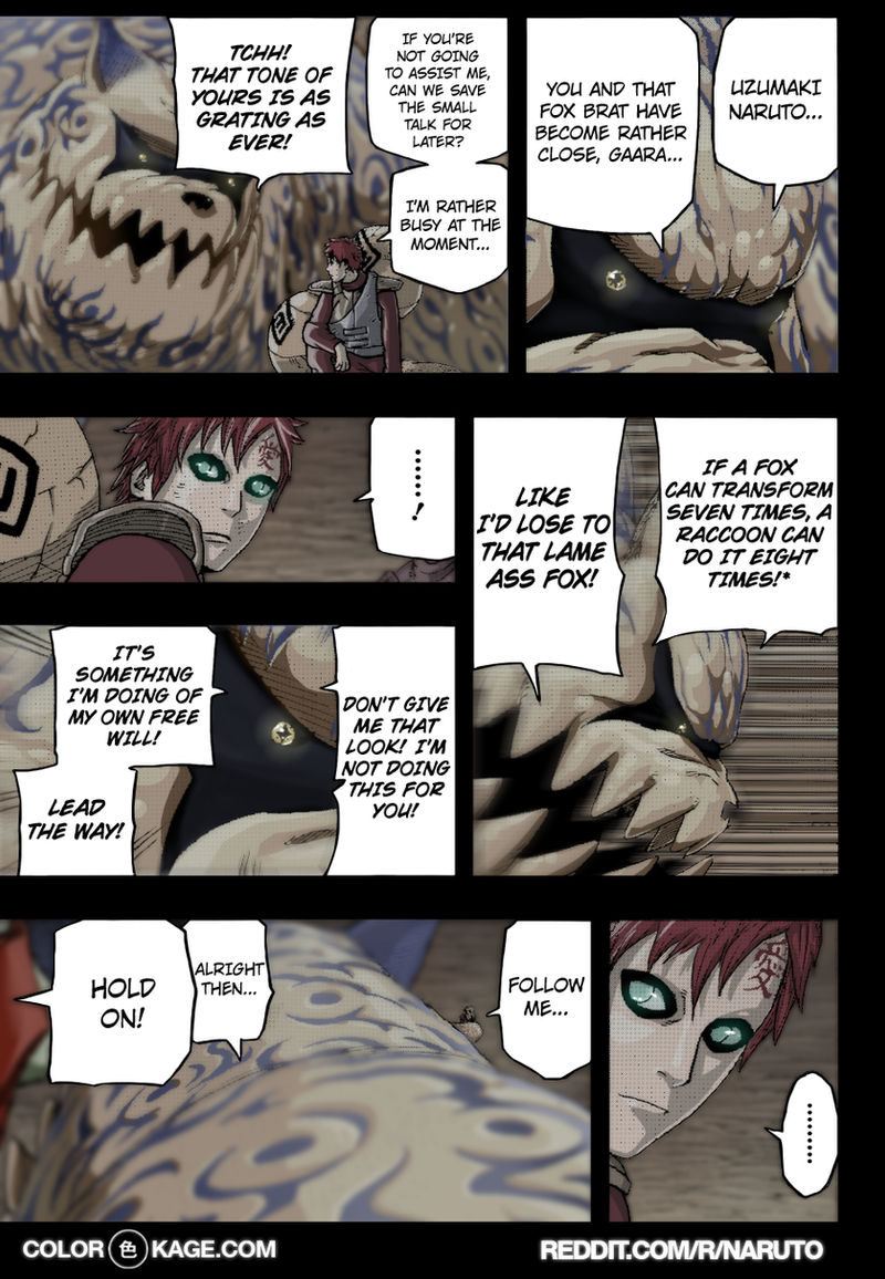 Naruto 656 - Gaara and Shukaku