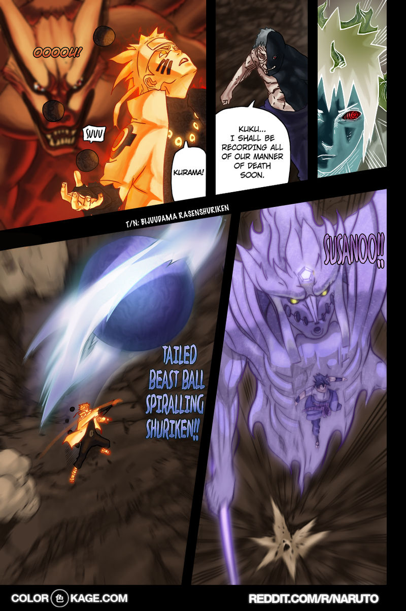 Naruto 676 - Ability showcase