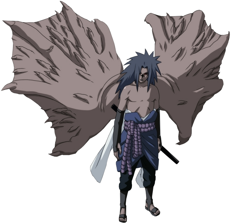 Sasuke Curse Seal 2 Render (con alas) by lwisf3rxd