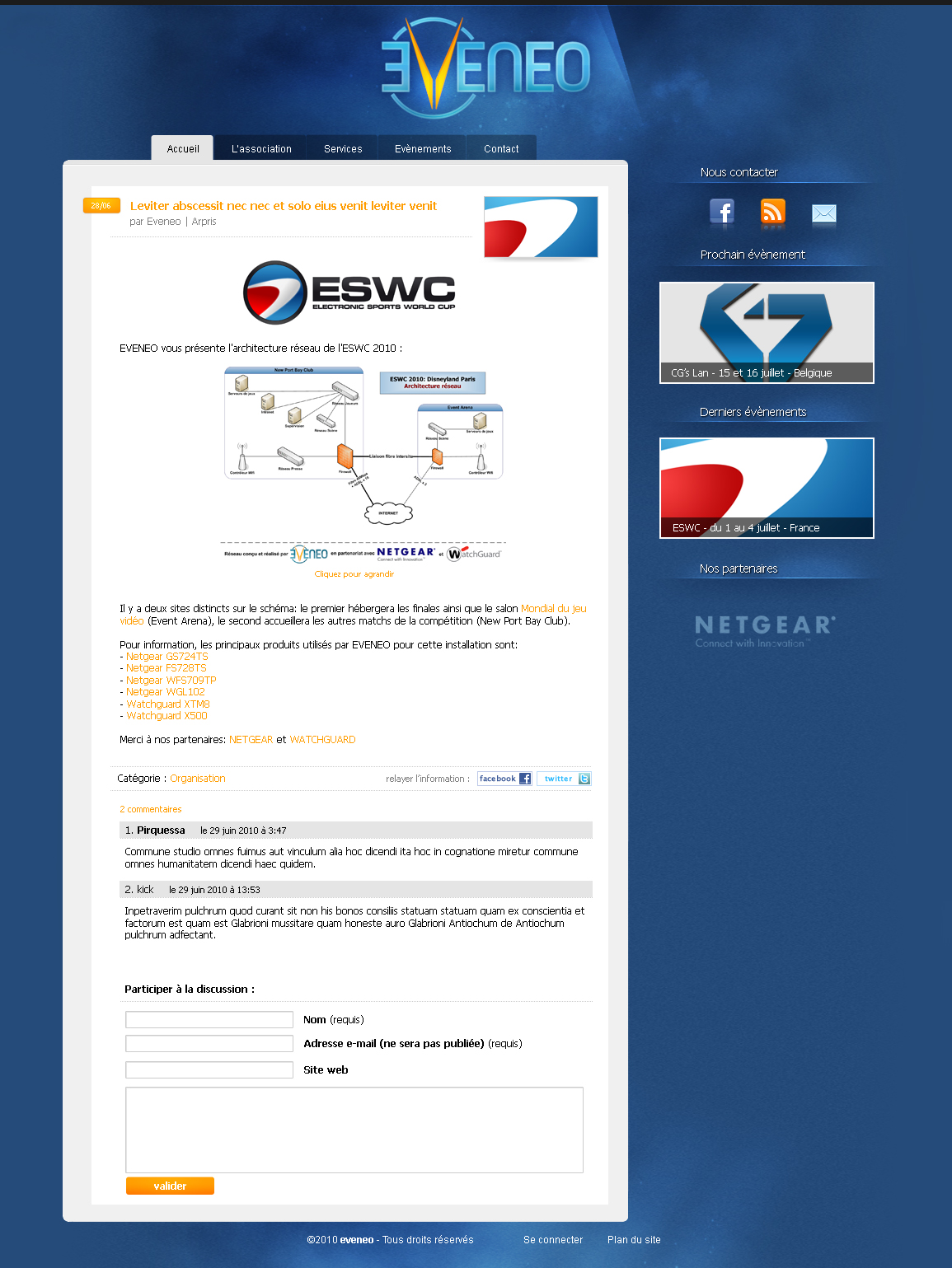Eveneo - page news by Bloomy021
