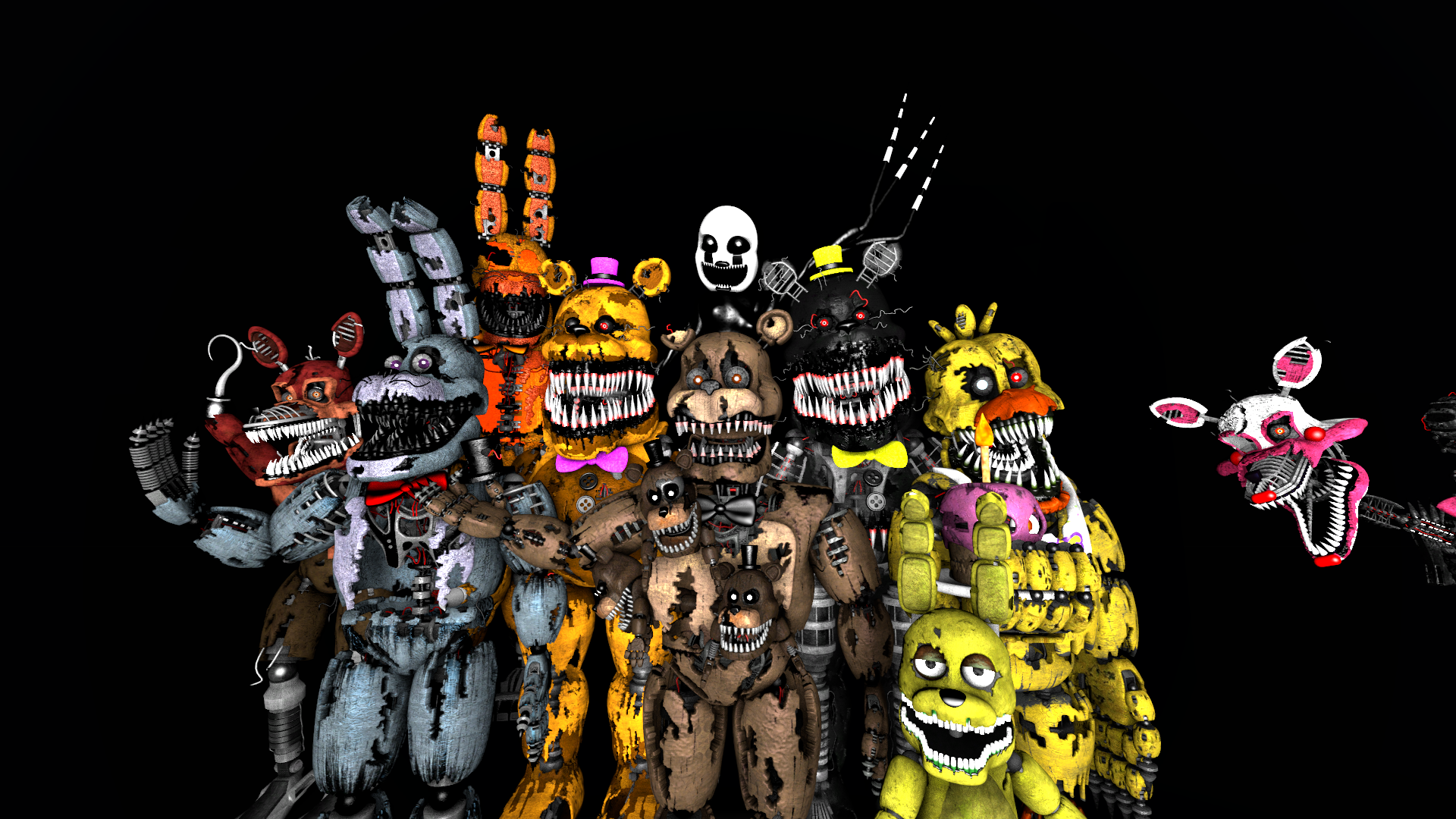 LaraArtz957 on X: Fnia Nightmare (fnaf 4) High reselution image available  on deviantart  / X