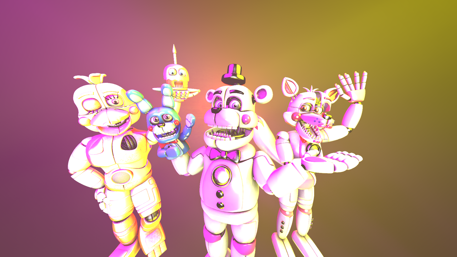 FNaF World 5th Anniversary by FuntimeFreddoFazbear on DeviantArt