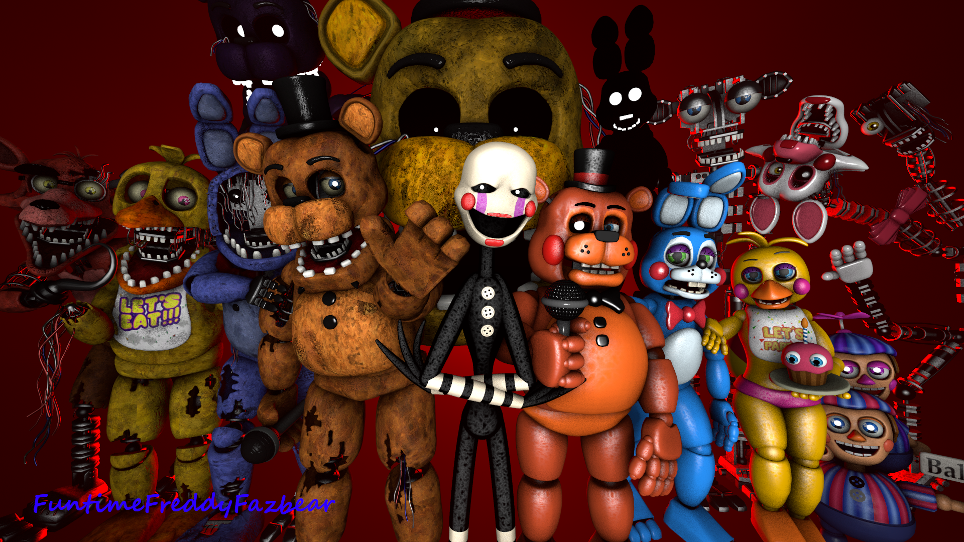 Fnaf 2 - Game Over by FreddyFredbear on DeviantArt