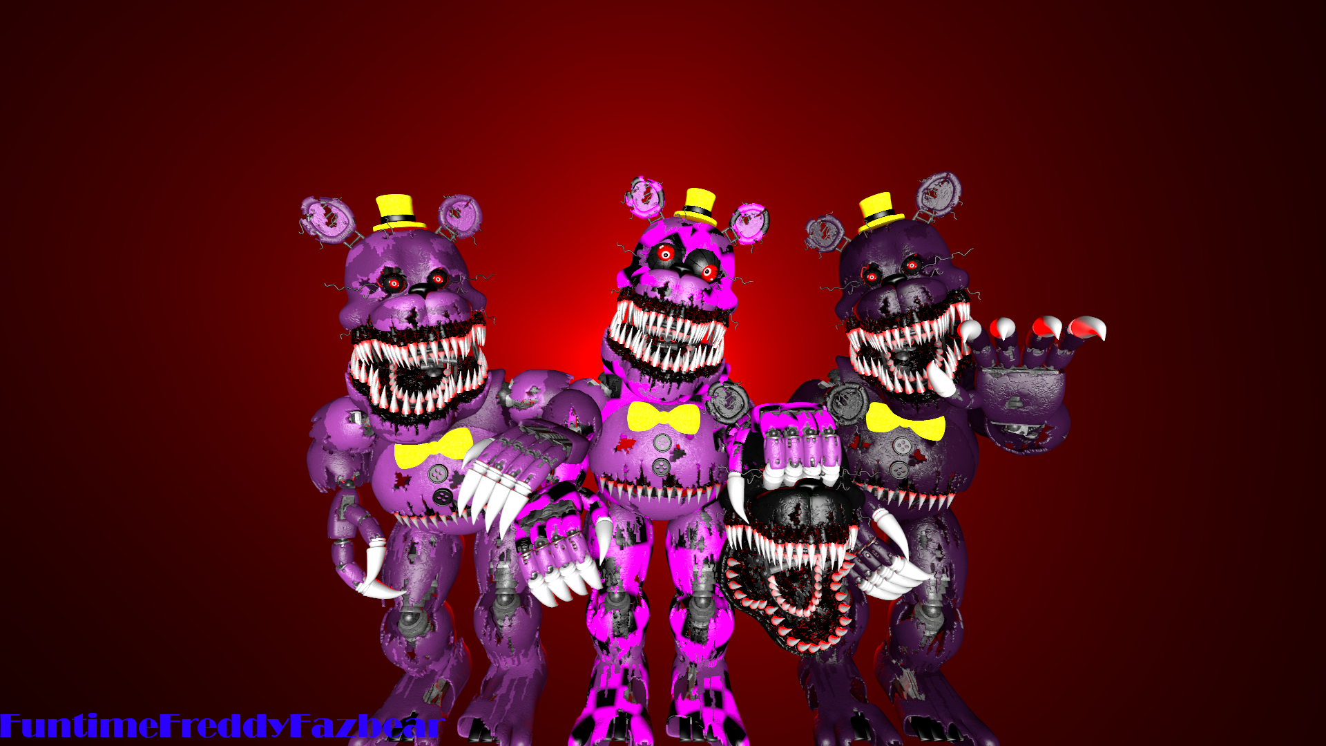 Nightmare Shadow Freddy and Nightmare RXQ by sebby07 on DeviantArt