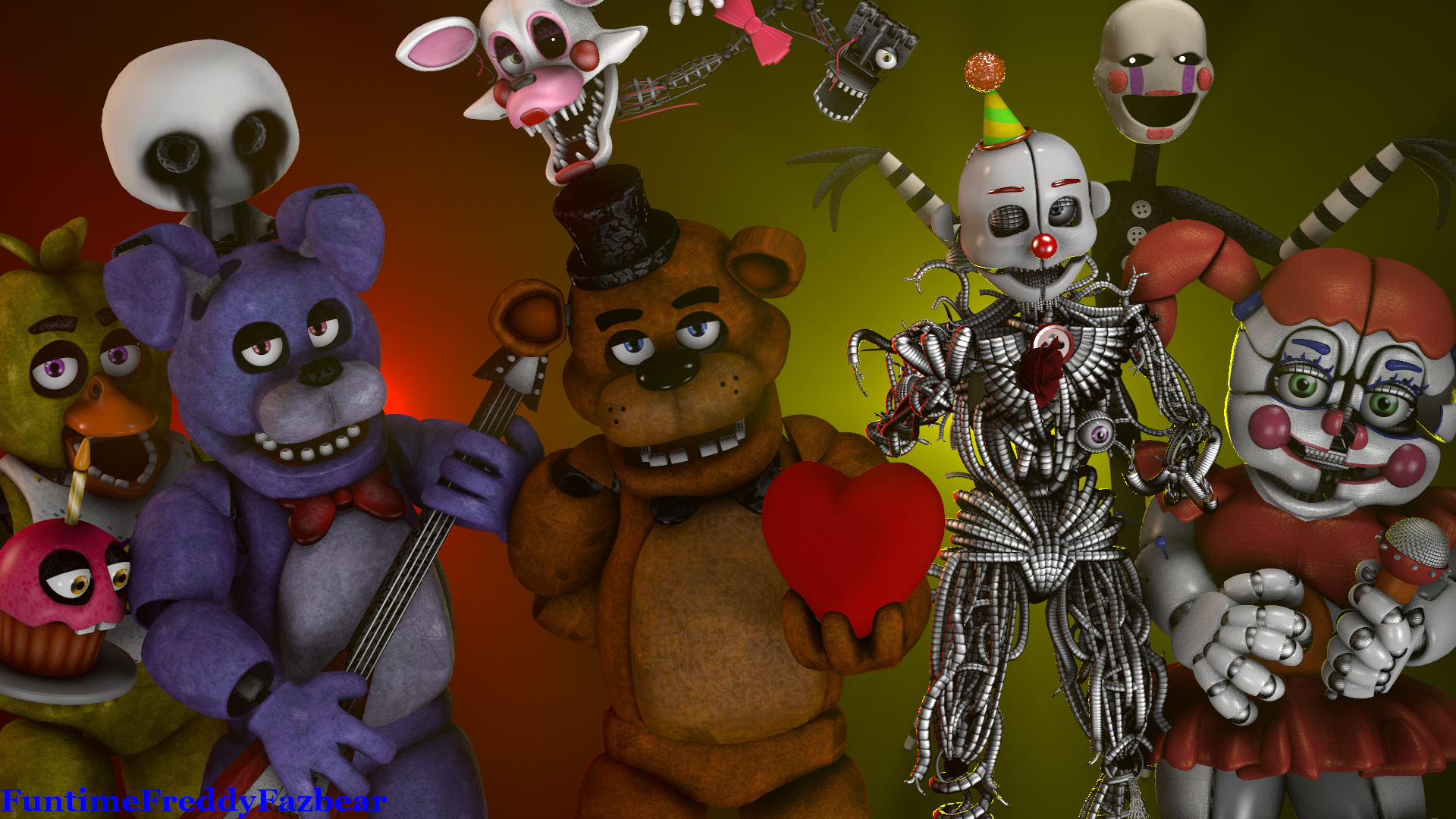 FNaF VR Help Wanted Nightmare Animatronics by FuntimeFreddoFazbear on  DeviantArt