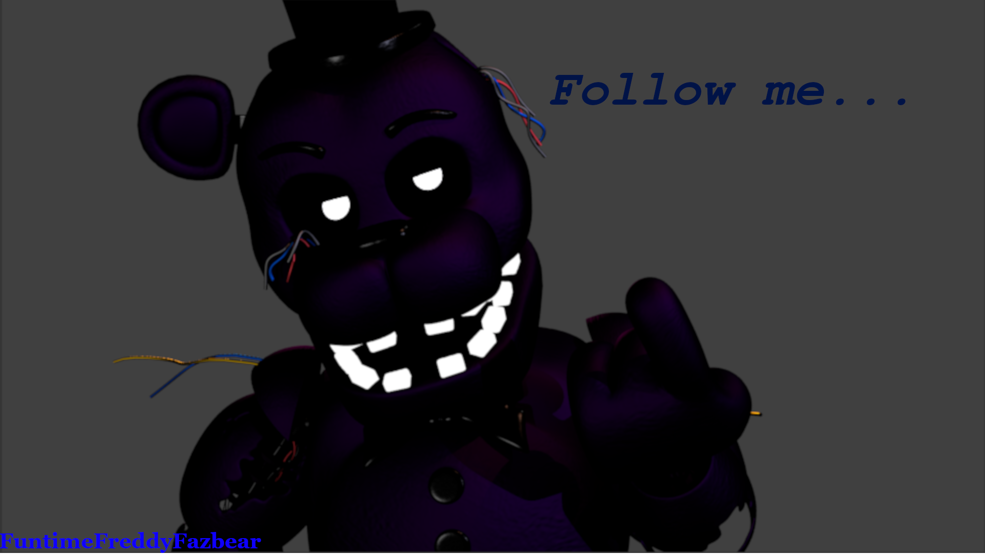 FNaF MOVIE Shadow Freddy Blender Model --- by Milanesarda48 on