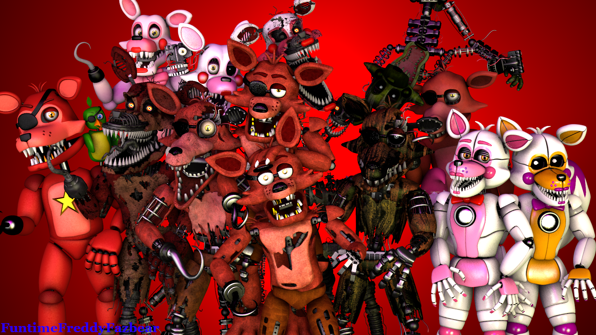 Withered Fnaf 1 Foxy by sammy2005 on DeviantArt