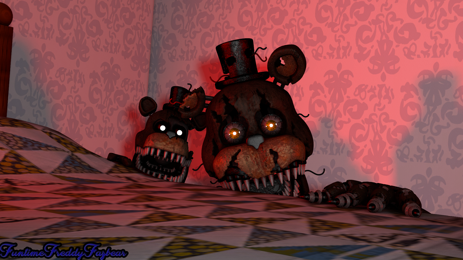 Withered Freddy Render by FuntimeFreddoFazbear on DeviantArt