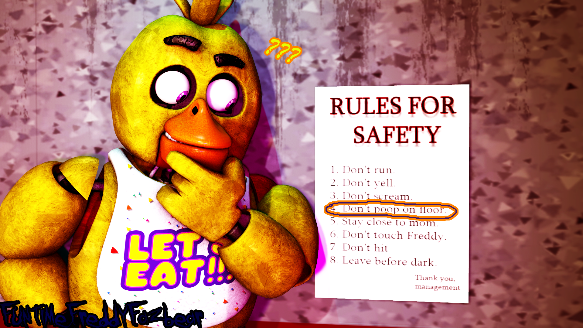 What Kind Of Rule Is Don T Poop On Floor By