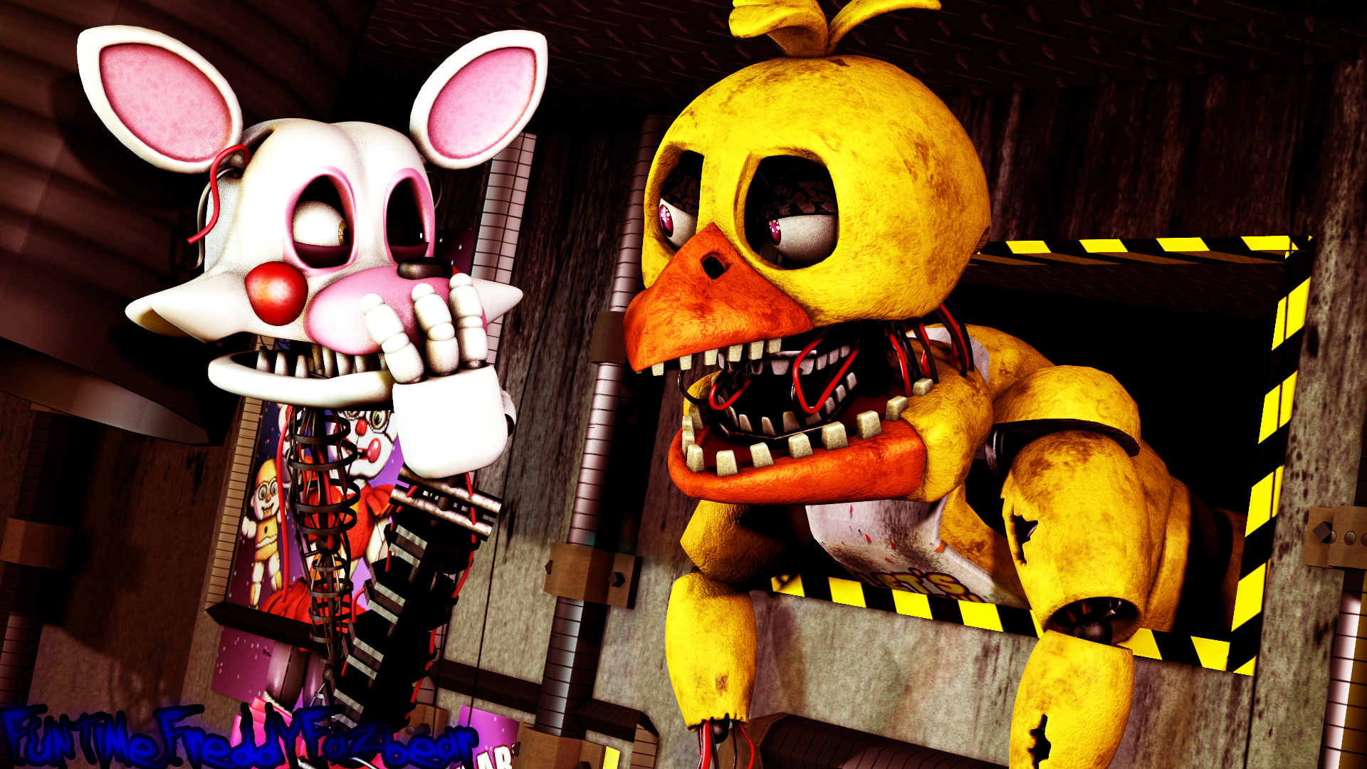 UCN: Withered Chica Gets Stuck? 