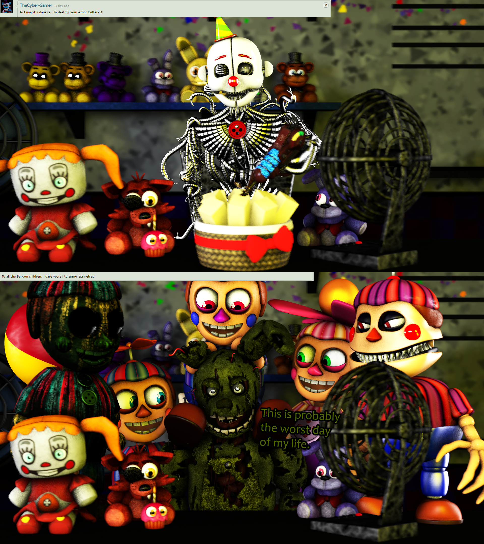 FNaF 2 UnWithered Animatronics by Will220 on DeviantArt