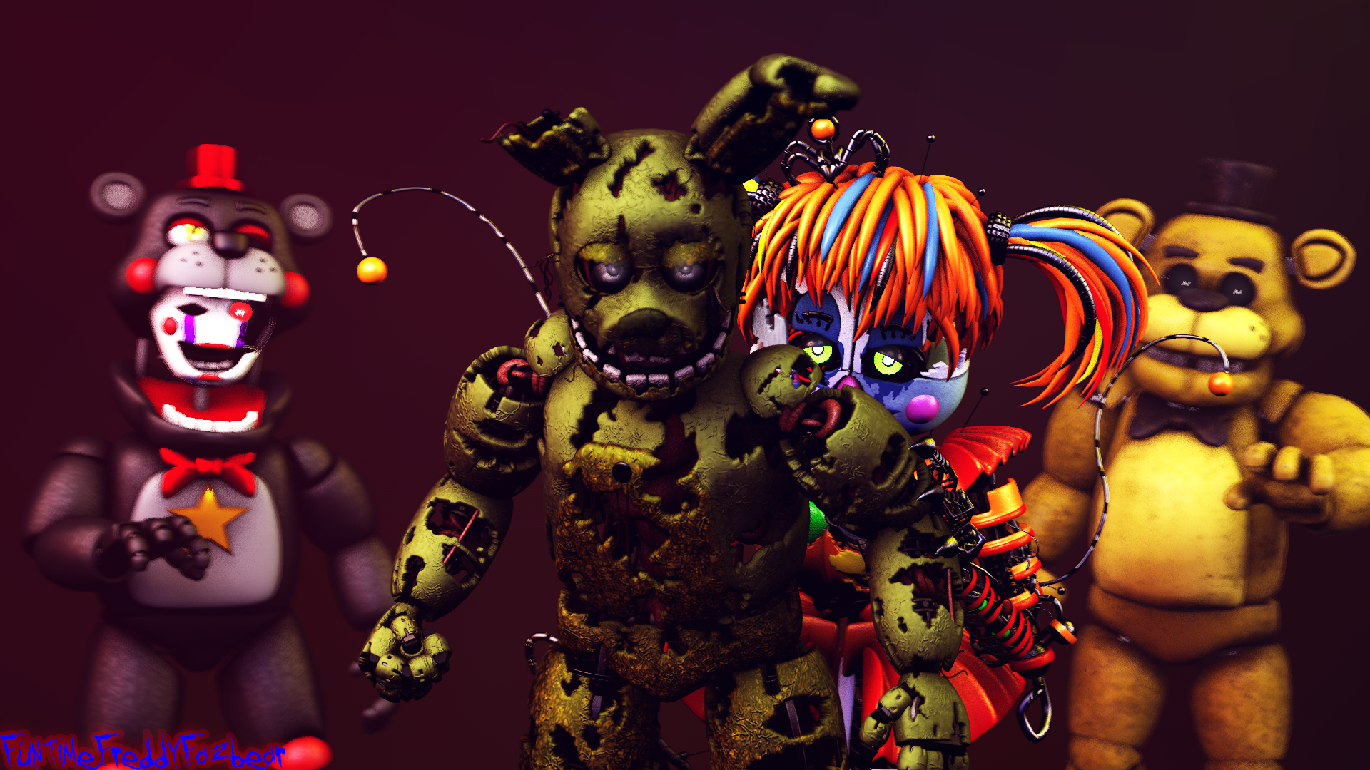 FNaF 3 7th Anniversary by FuntimeFreddoFazbear on DeviantArt