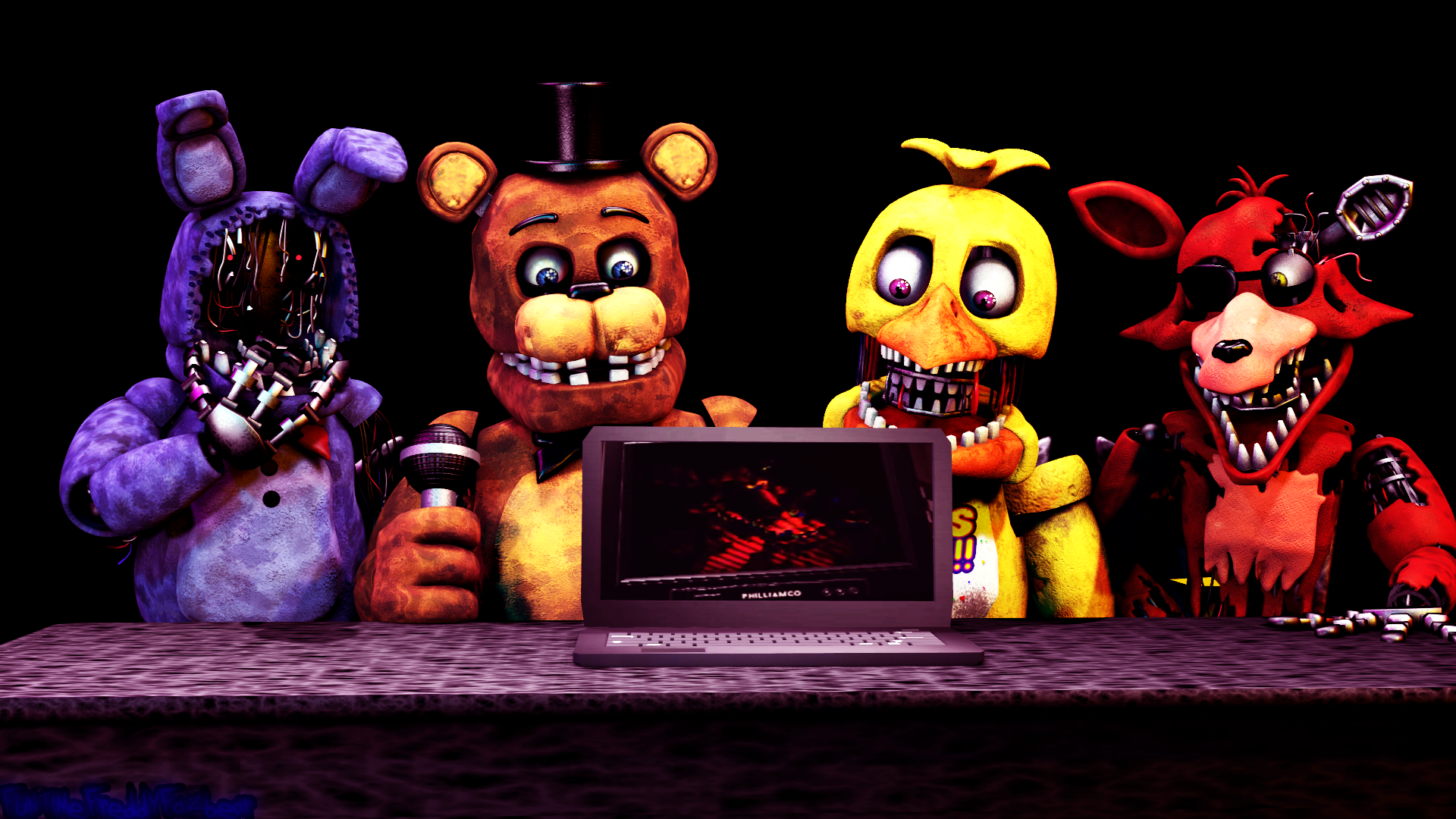 Toys Animatronics FNAF 2 by zueiroooooooooooo on DeviantArt