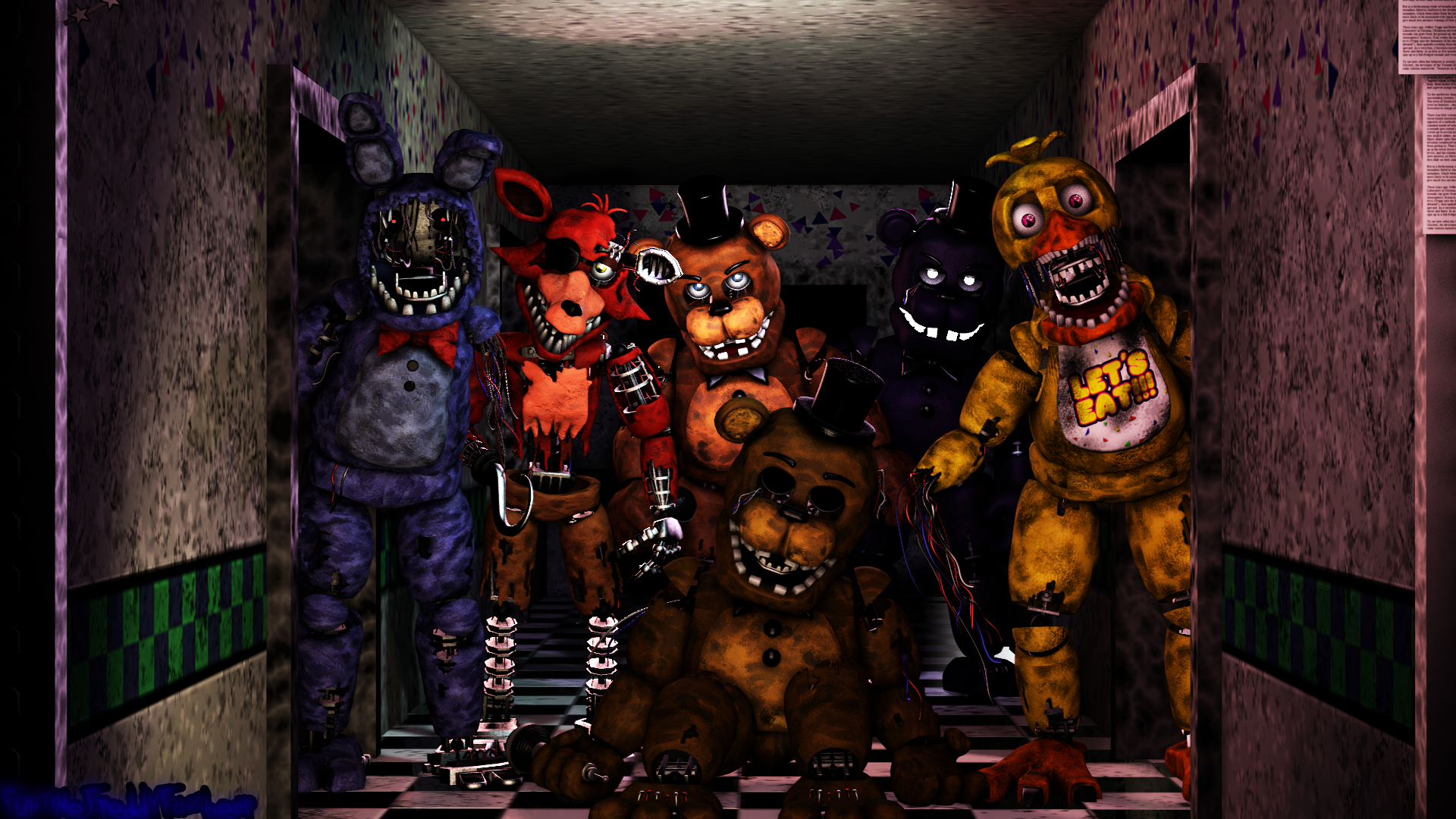 consertando withered animatronics#fnaf @FNAFTV