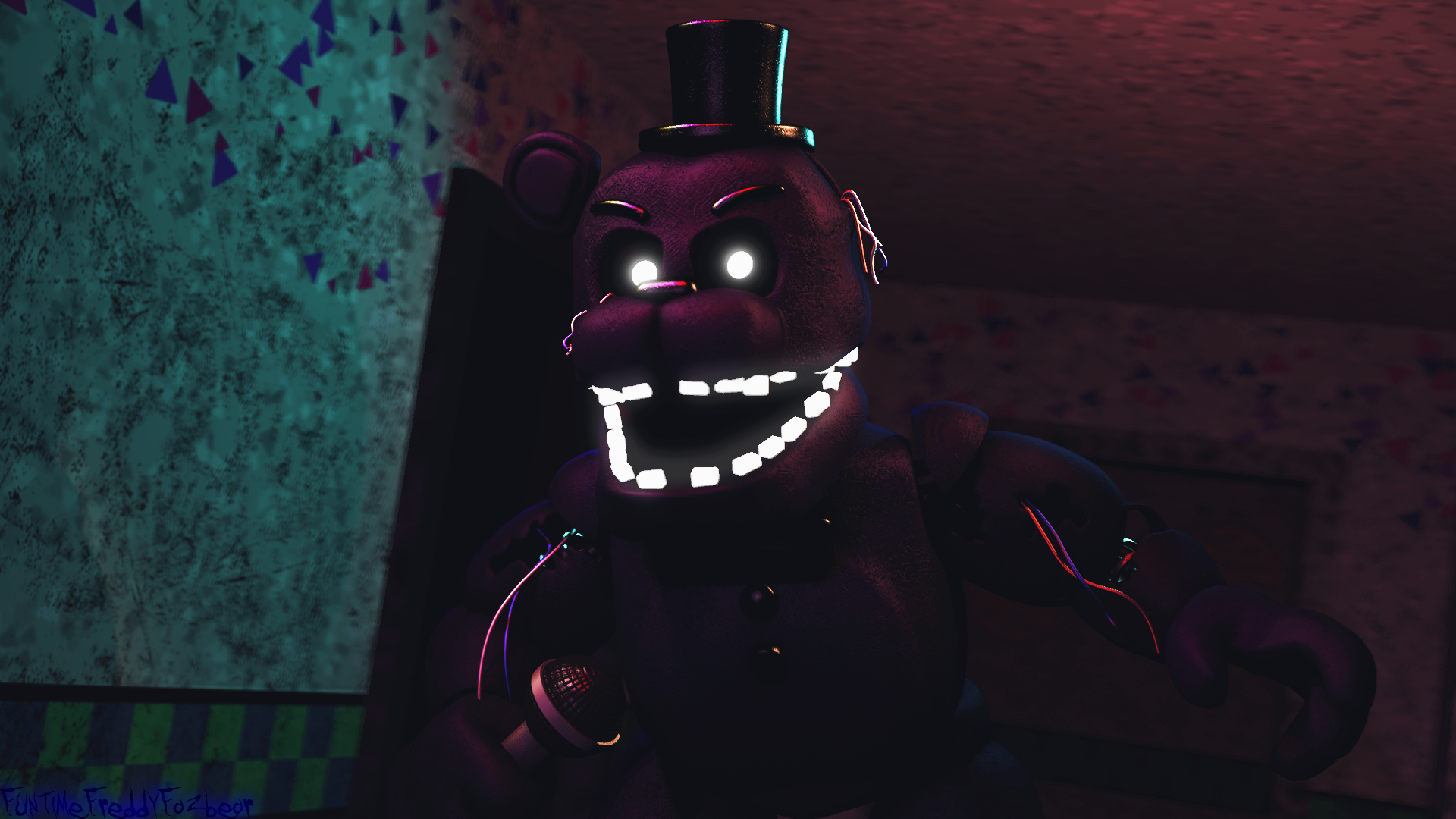 FNAF 2 - Shadow Freddy Jumpscare 