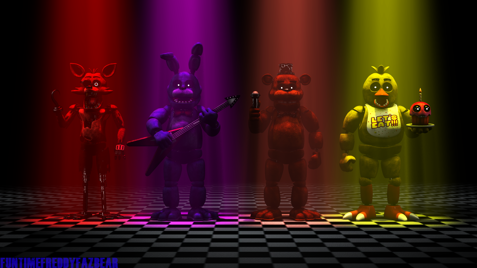 FNaF VR Models that has been ripped so far by FuntimeFreddoFazbear on  DeviantArt