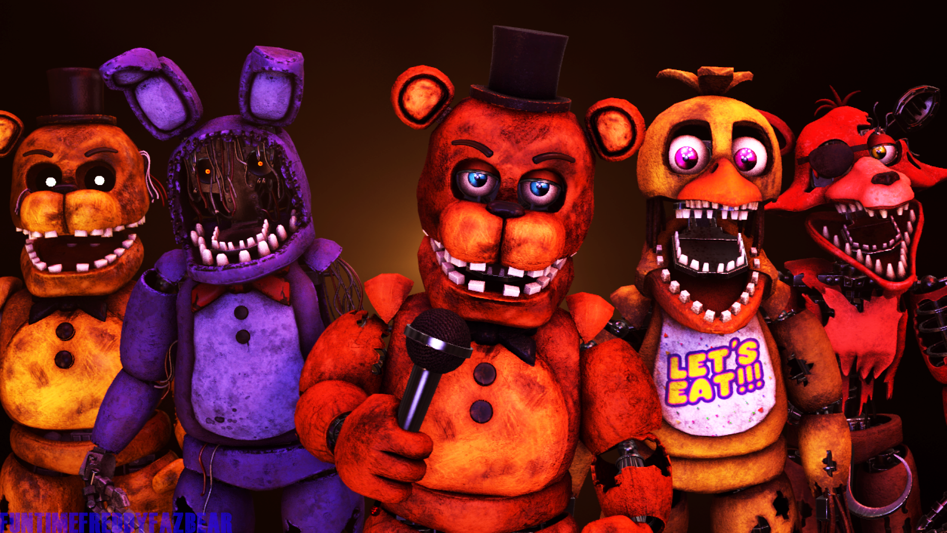 Withered Freddy Render by FuntimeFreddoFazbear on DeviantArt