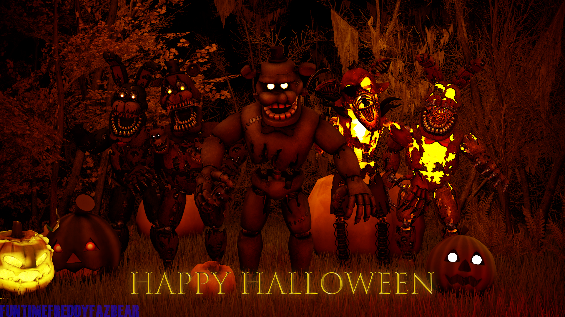 Happy Halloween By Funtimefreddofazbear On Deviantart Happy Halloween By Funtimefreddofazbear On Deviantart