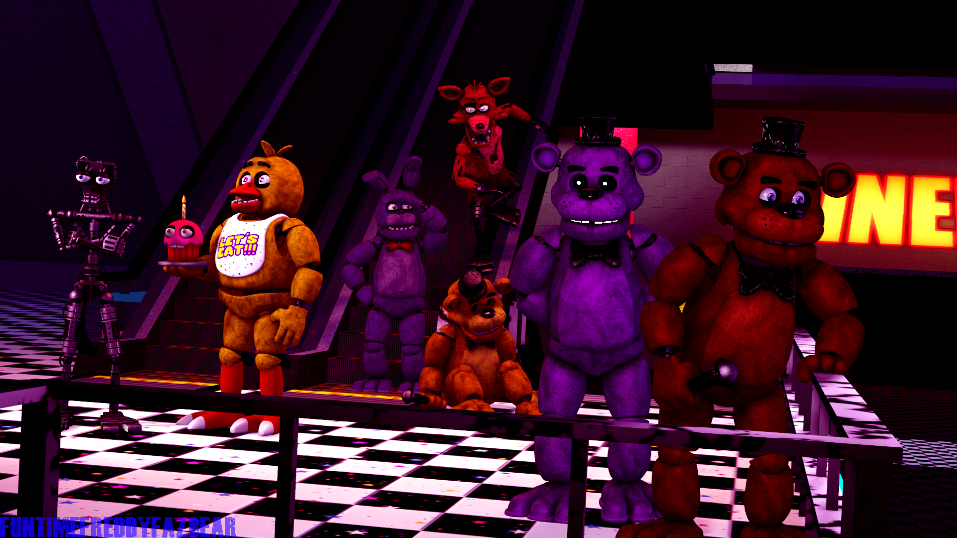 Sfm Fnaf Nightmare Springlocks animatronics V2 by mauricio2006 on DeviantArt