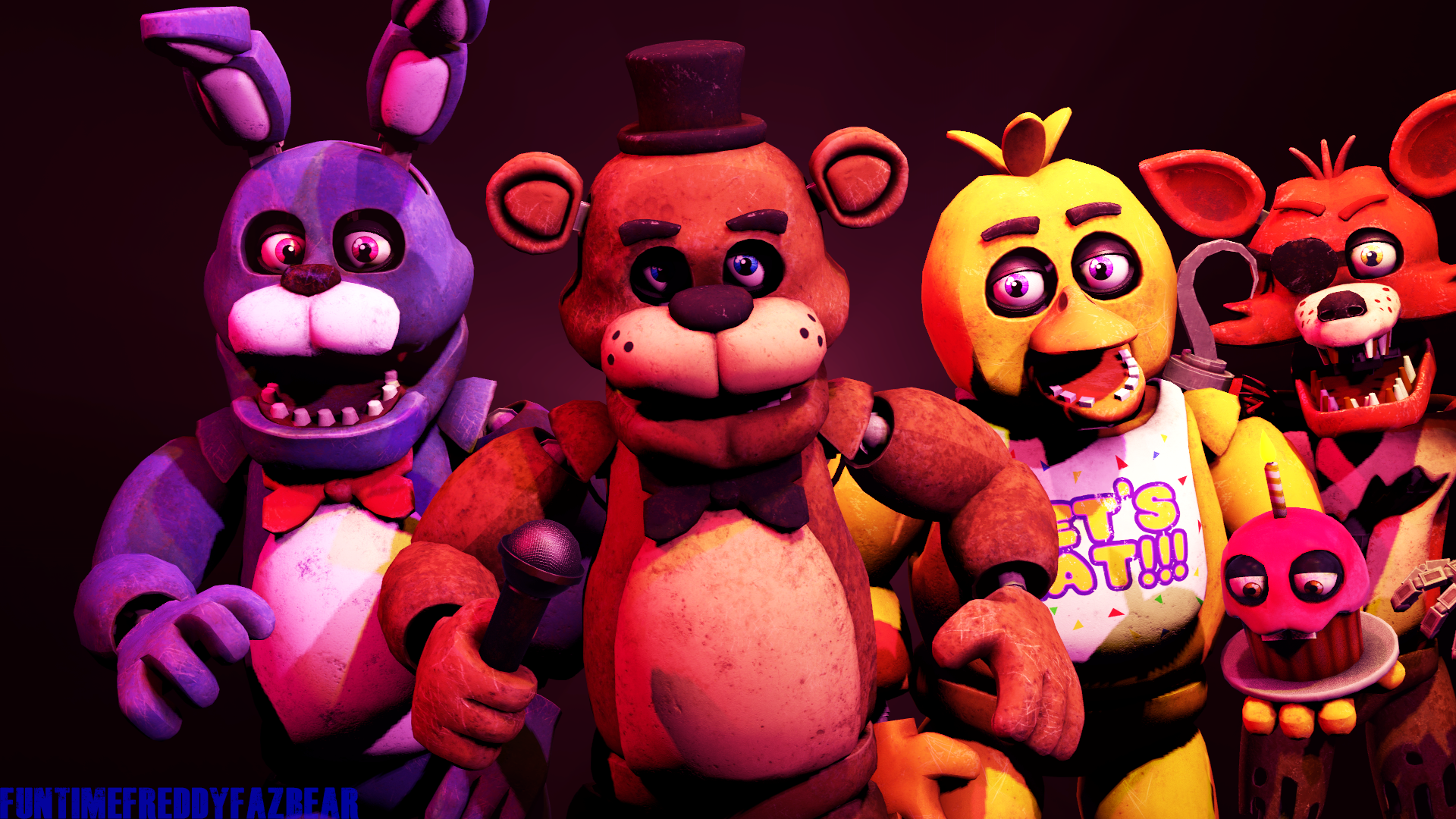 Five Nights at Freddy's VR ALL ANIMATRONICS FNAF 1 2 3 4 5 6 UCN Help  Wanted 