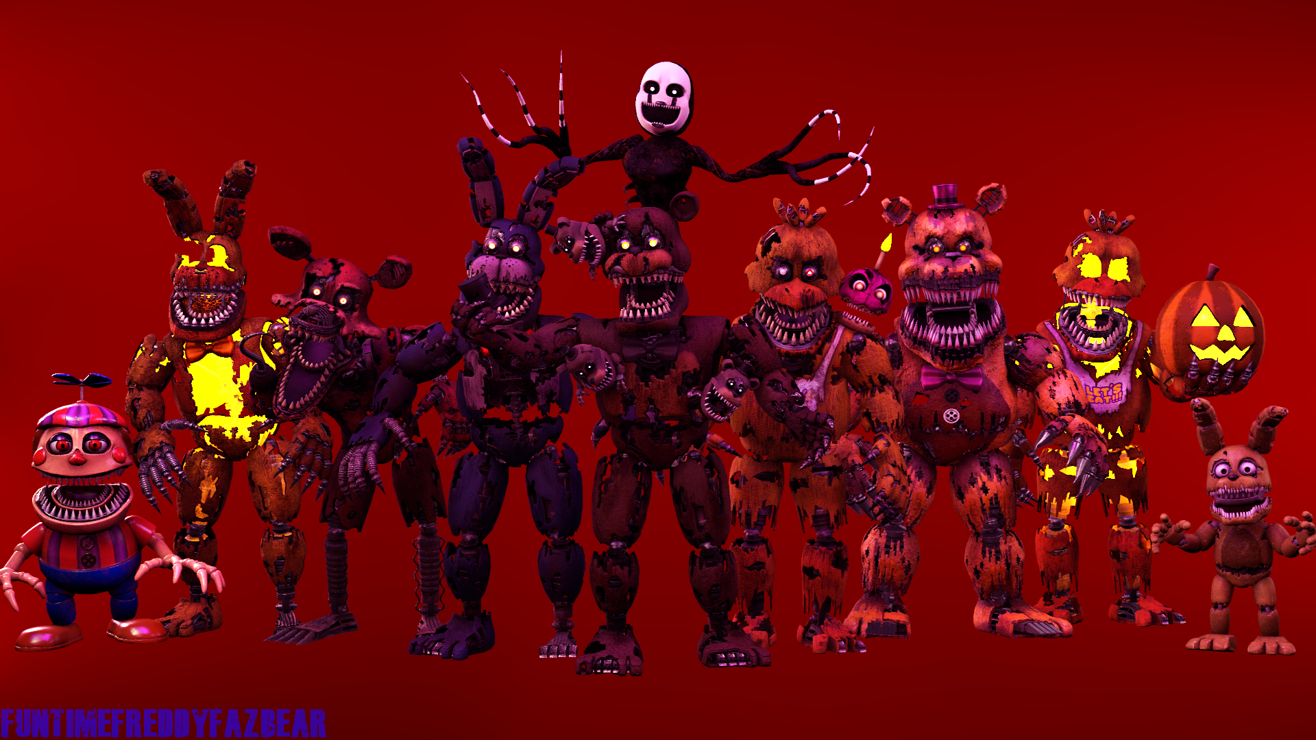 FNaF VR Help Wanted Nightmare Animatronics by FuntimeFreddoFazbear on  DeviantArt