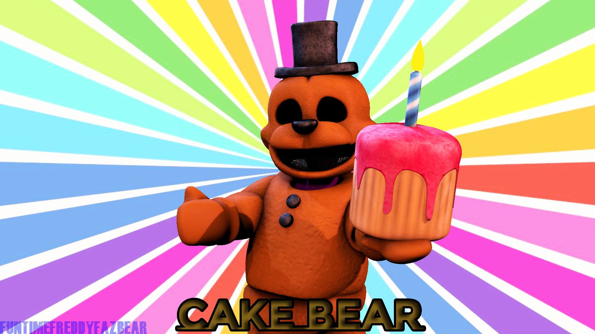 Freddy Fazbear Full Body by BereBearArt on DeviantArt