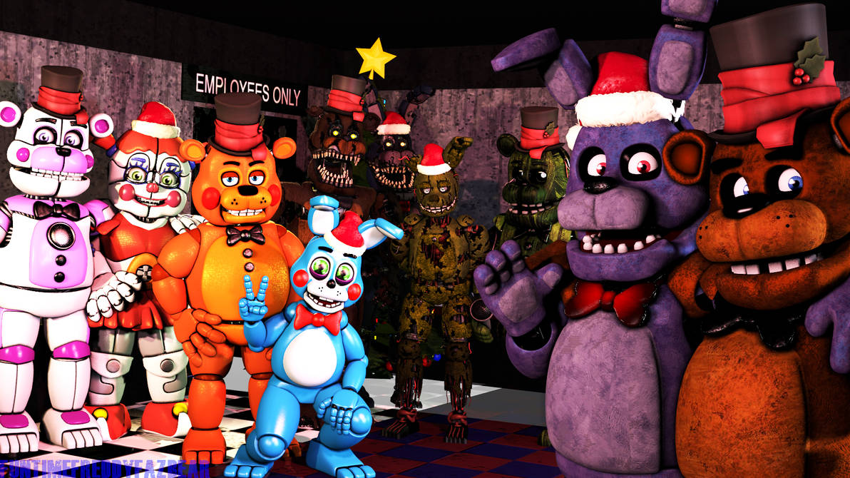 Christmas at Freddy's by Funtime-Freddo on DeviantArt