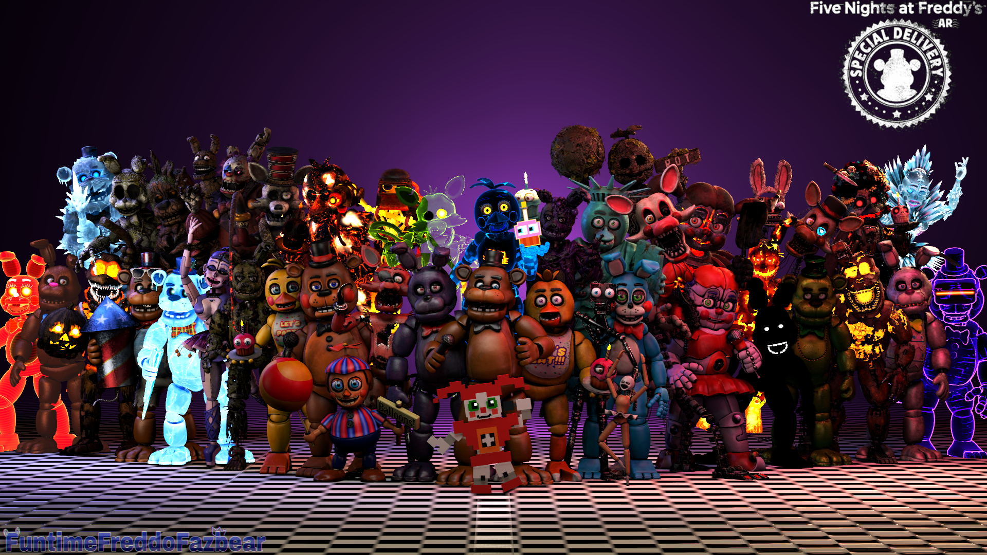 FNaF VR Models that has been ripped so far by FuntimeFreddoFazbear on  DeviantArt