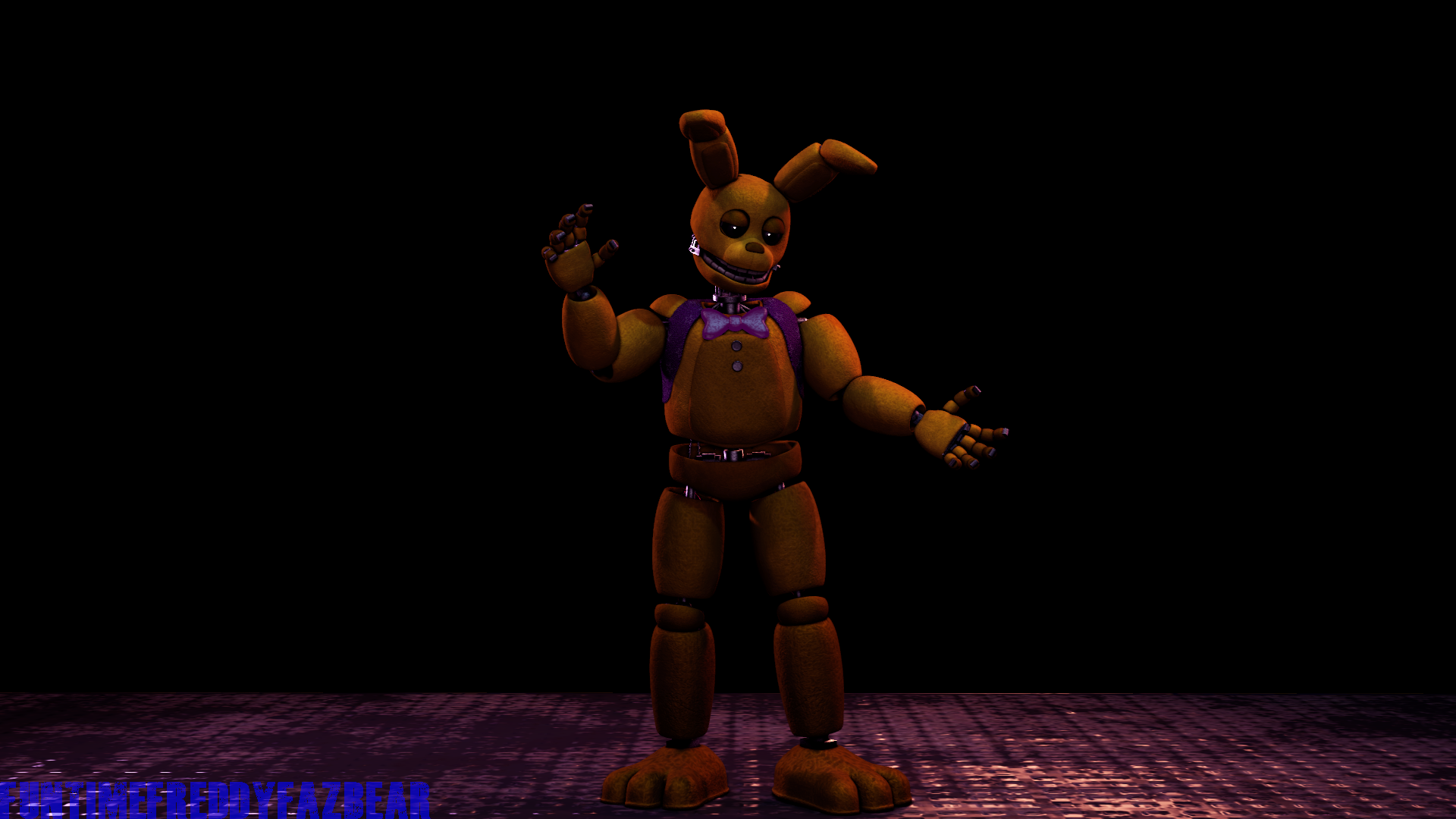 Spring Bonnie Full Body Poster by Funtime-Freddo on DeviantArt