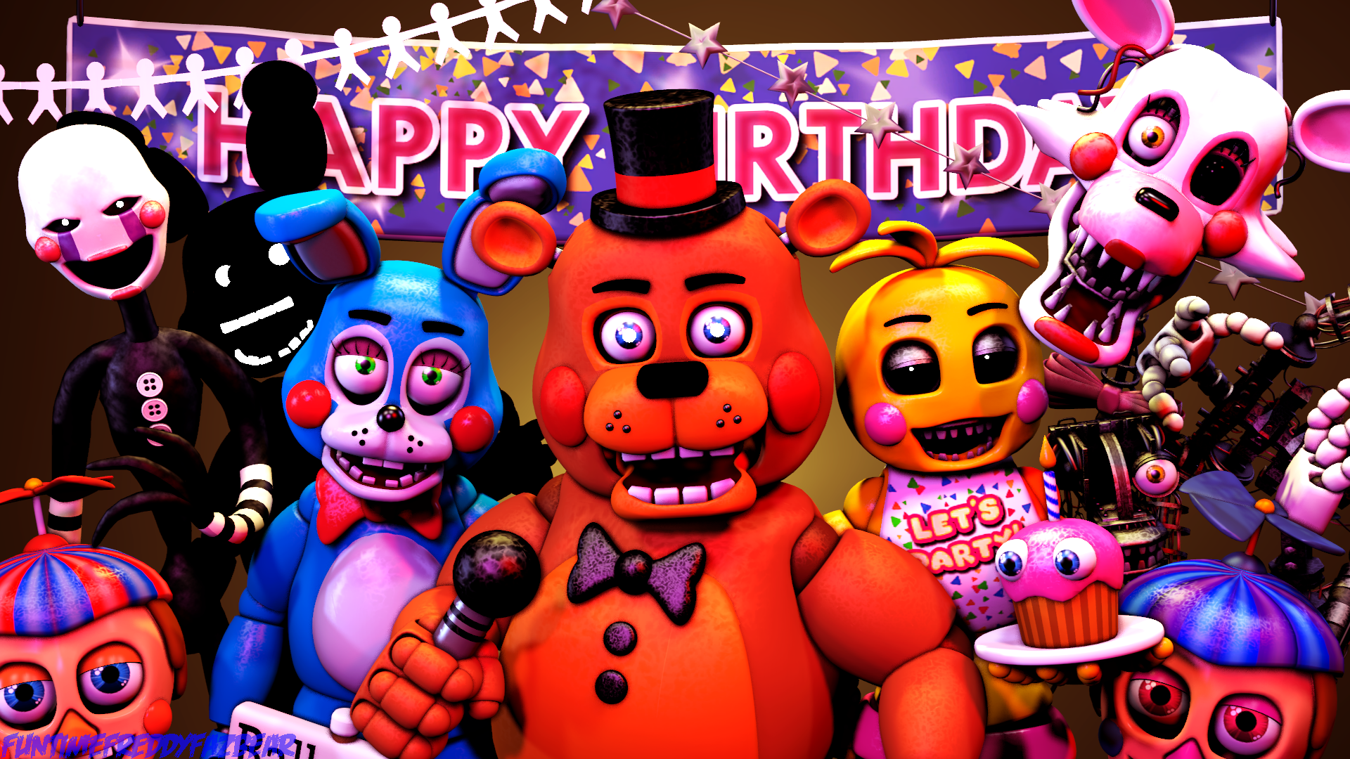 Funtime Animatronics FNAF2 by Alexander133Official on DeviantArt