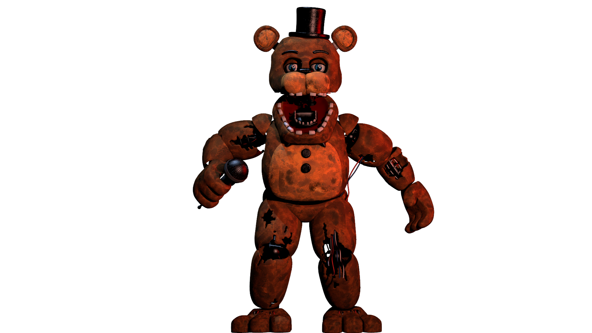 Withered Freddy - Five Nights At Freddy's Withered Freddy Transparent PNG -  768x768 - Free Download on NicePNG