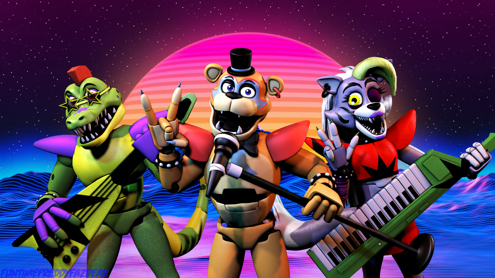 FNAF SB The Glamrock Animatronics Instruments V3 by mauricio2006 on  DeviantArt