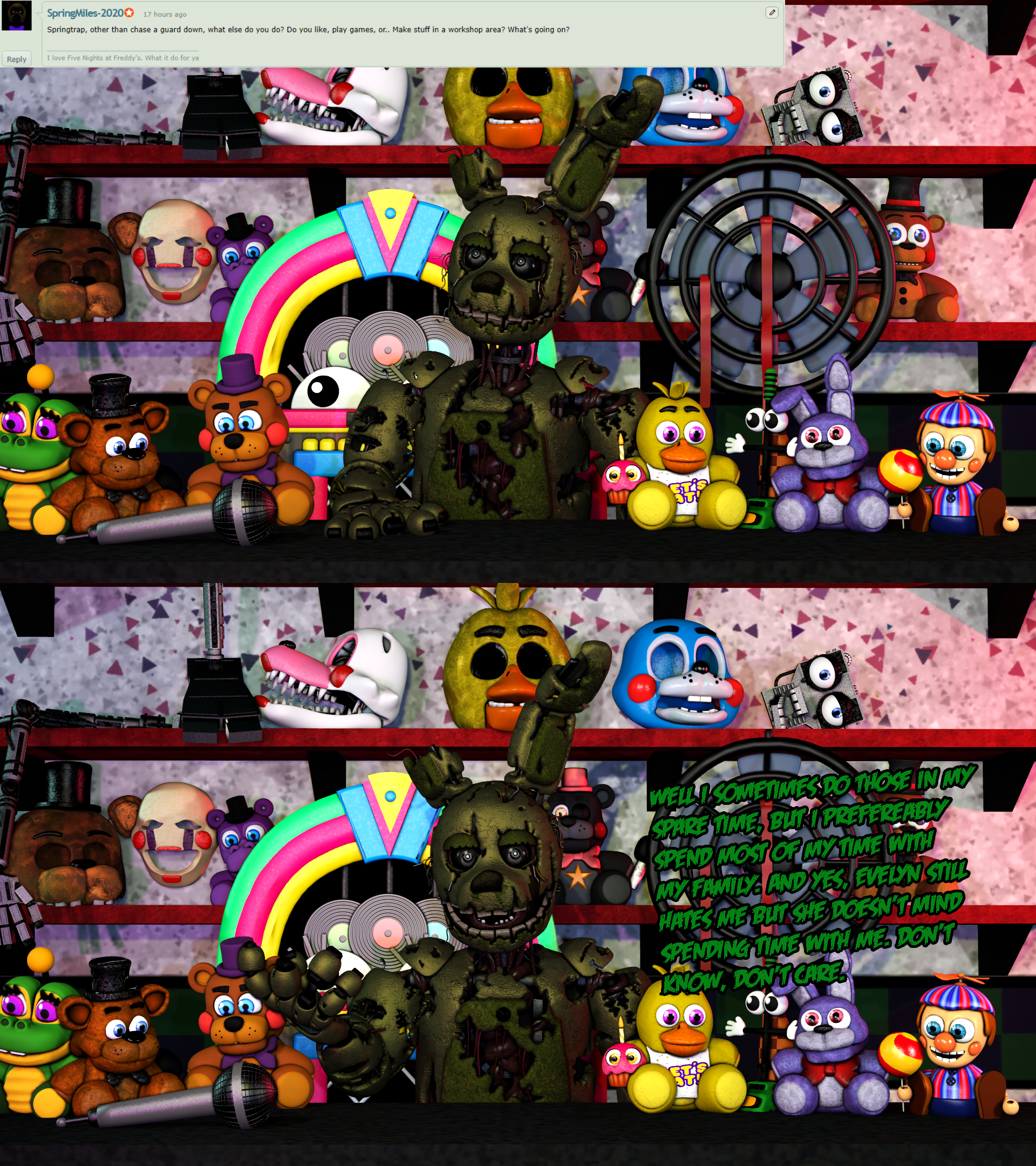 THE ANIMATRONICS CHASE YOU!