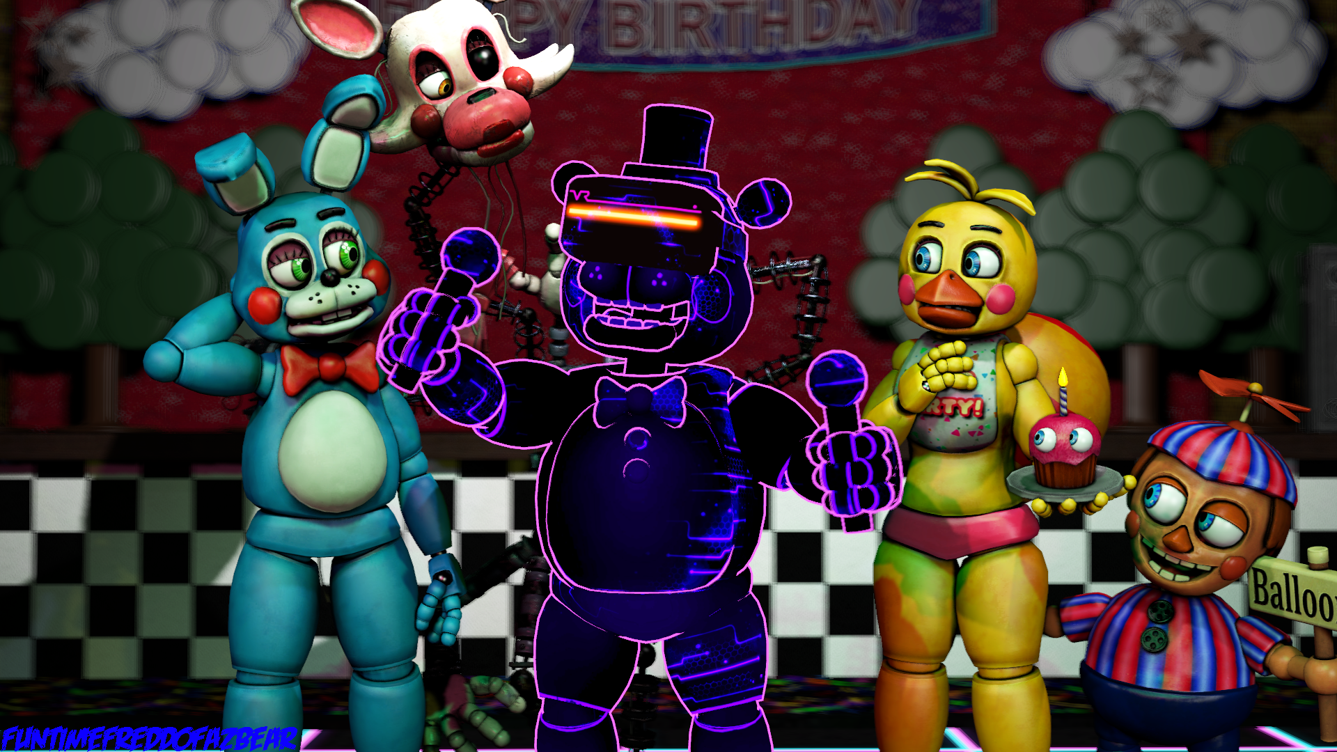 FNaF VR Models that has been ripped so far by FuntimeFreddoFazbear on  DeviantArt