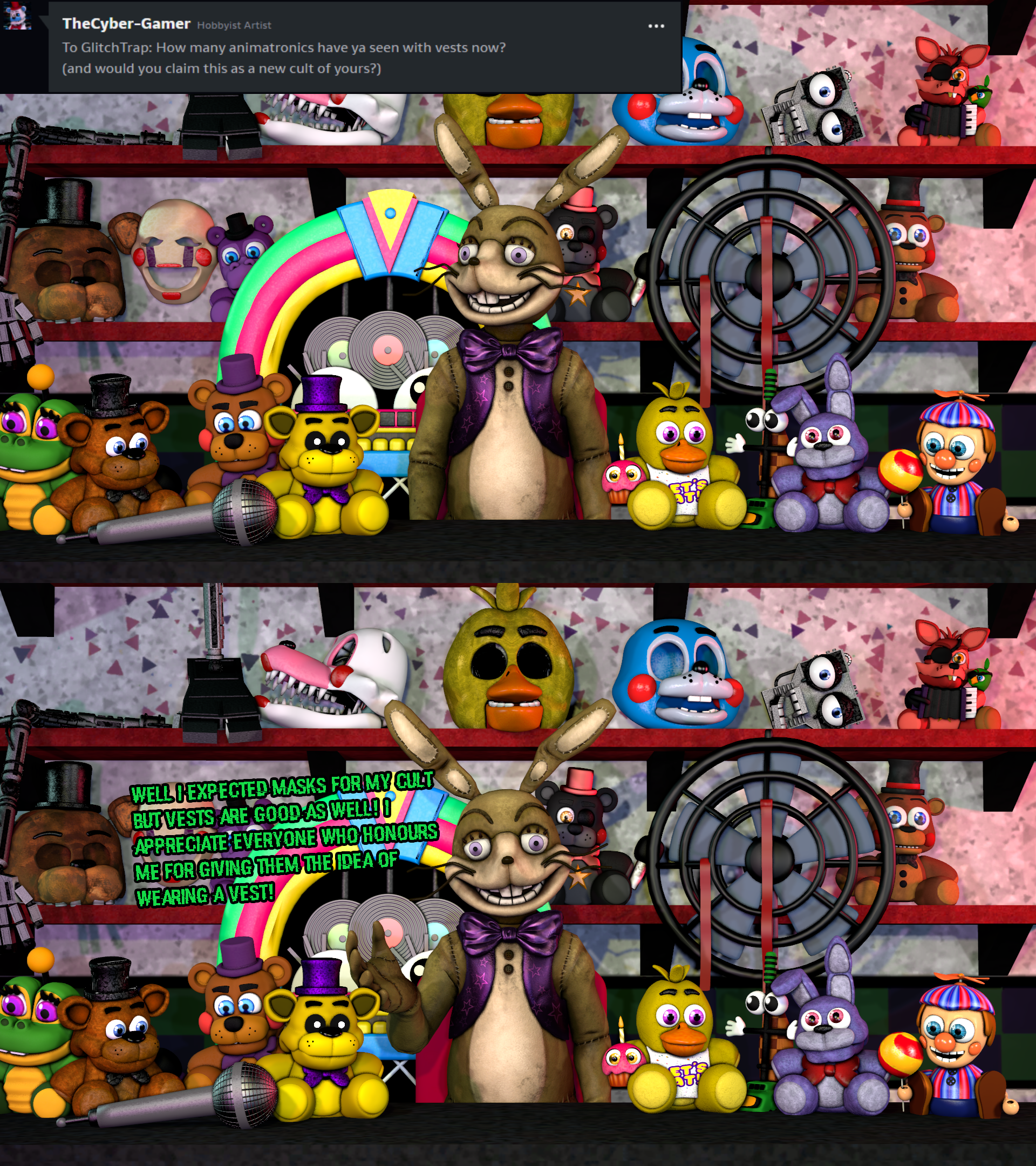 FNAF C4D Long-awaited Security Breach Release! by FluttershyKitten on  DeviantArt