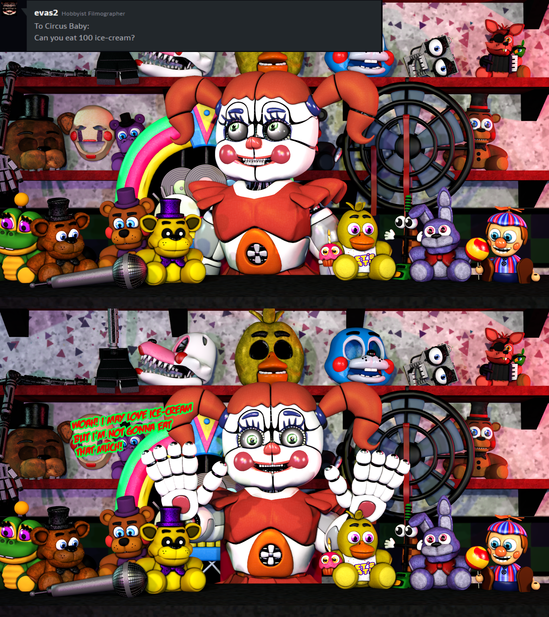 Three nights at tammy's todos os animatronics by arthurzinho2006 on  DeviantArt