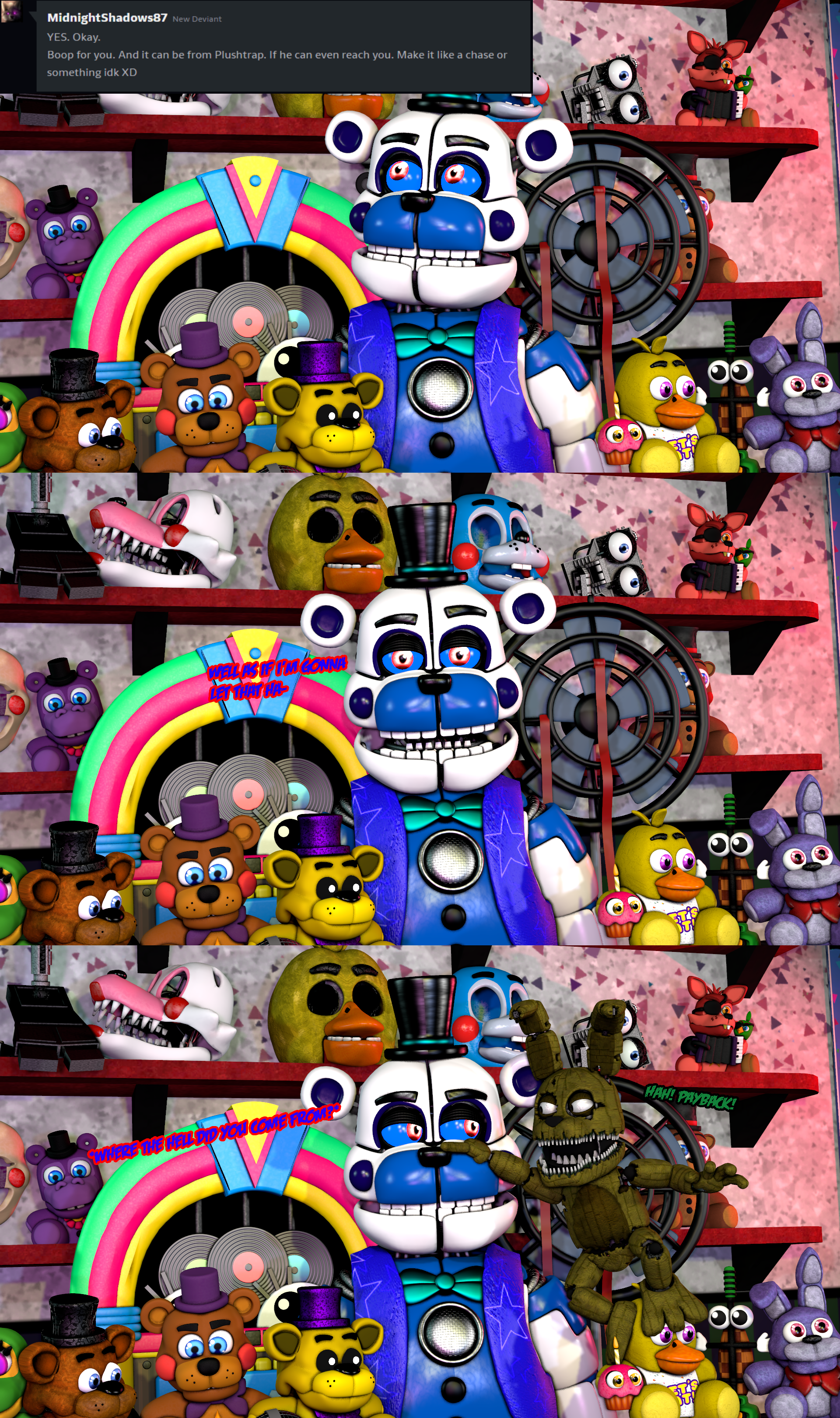 THE ANIMATRONICS CHASE YOU!