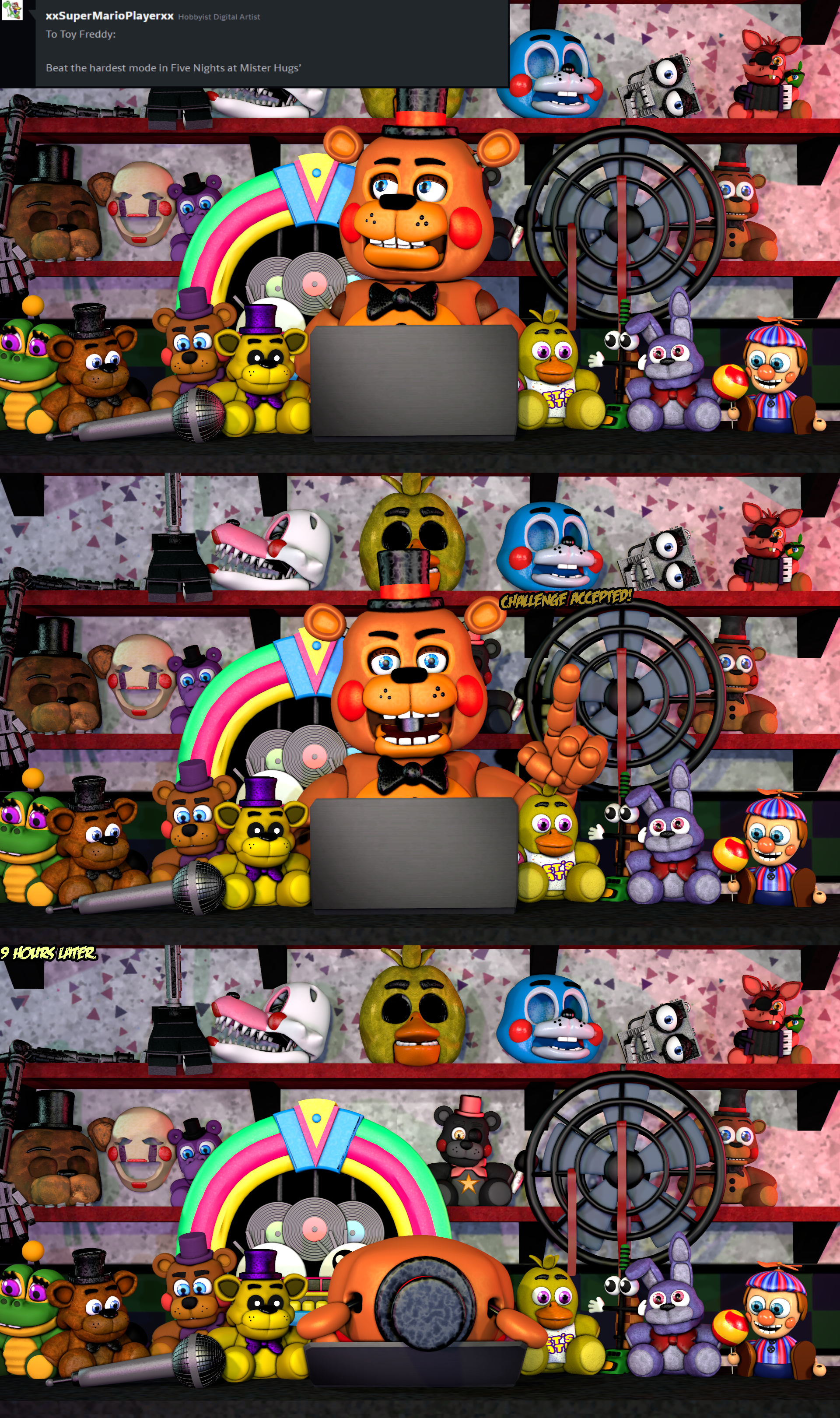 FNaF World 5th Anniversary by FuntimeFreddoFazbear on DeviantArt