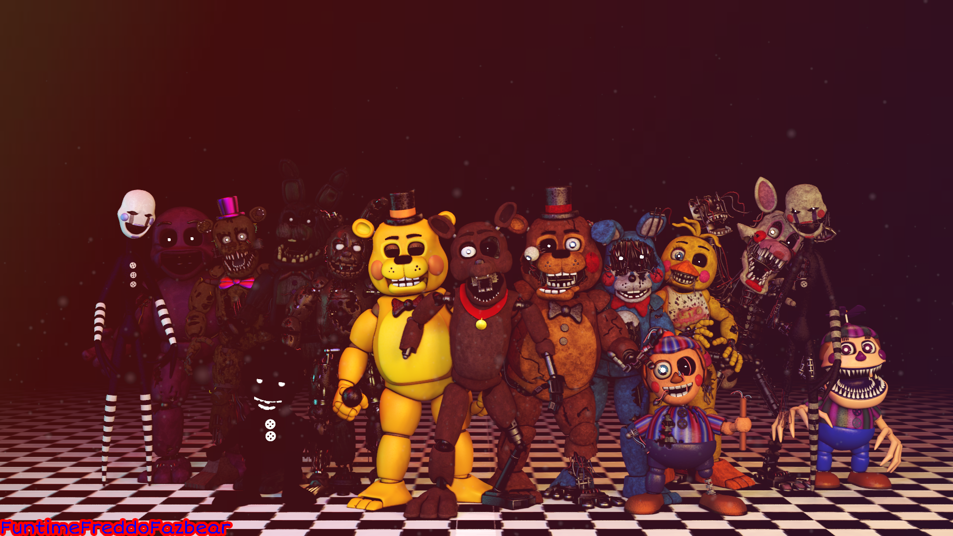 Gmod FNAF  If The Toy Animatronics Were In FNAF 3 