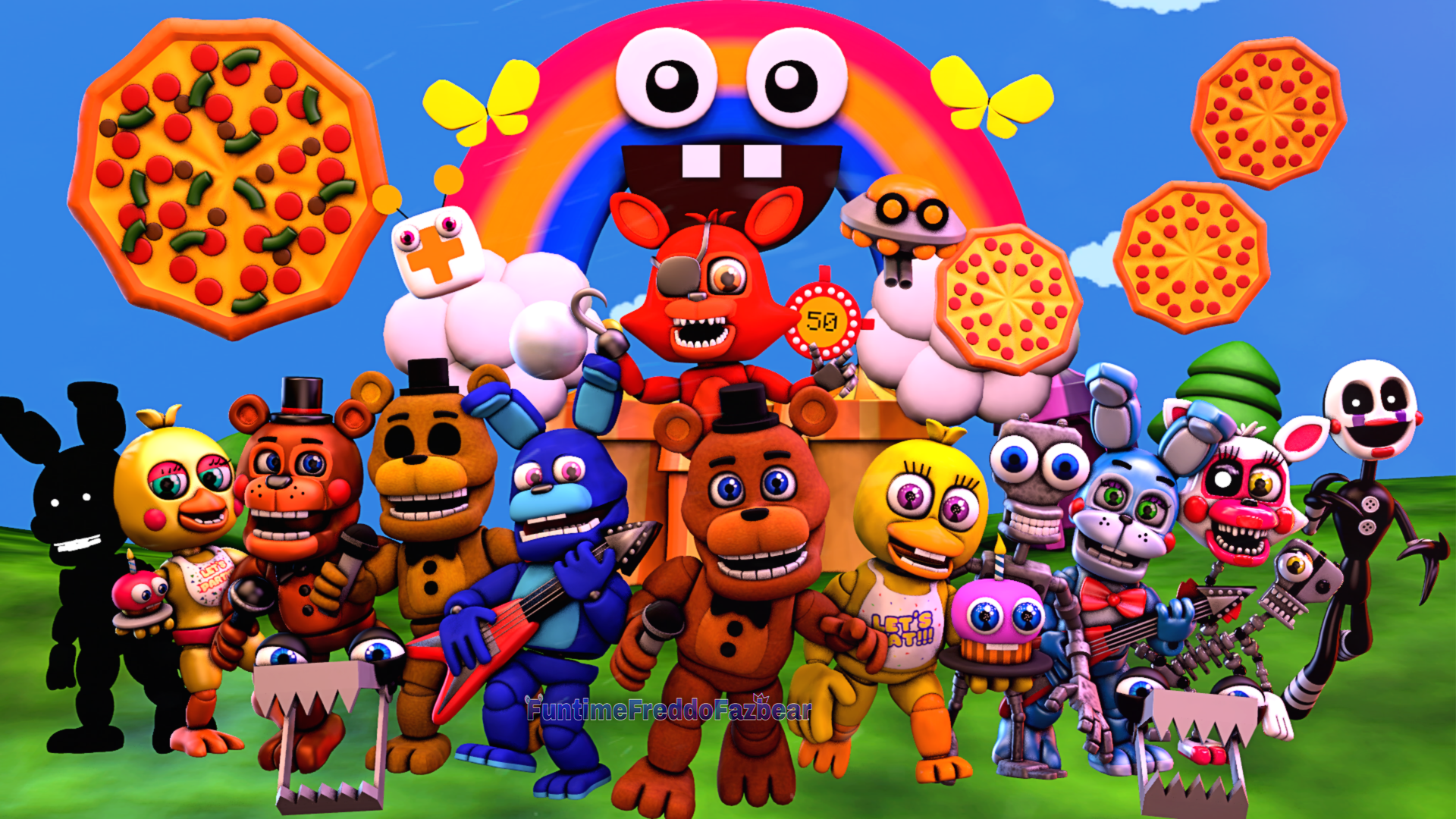 FNaF World 5th Anniversary by FuntimeFreddoFazbear on DeviantArt