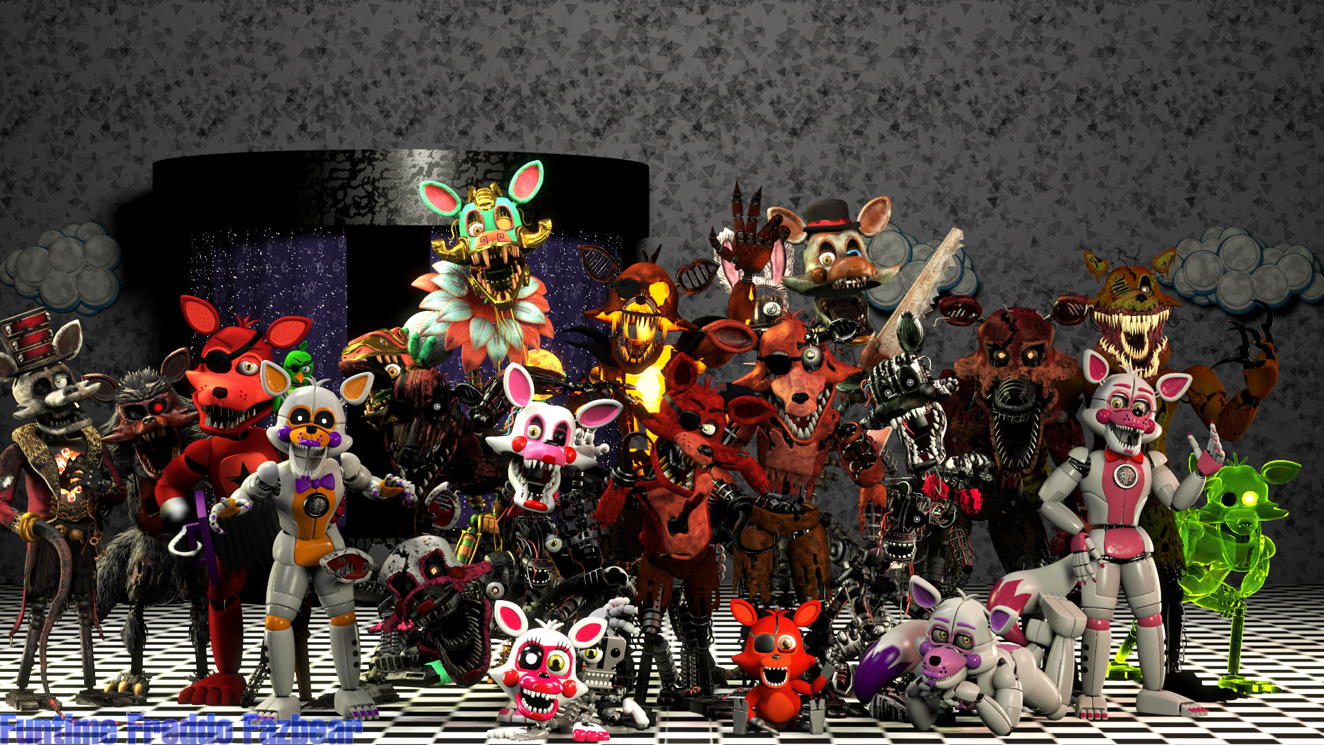 FNaF VR Models that has been ripped so far by FuntimeFreddoFazbear on  DeviantArt