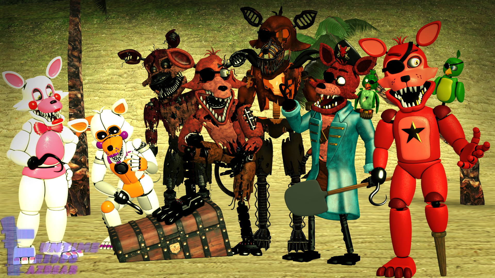 FNaF World 5th Anniversary by FuntimeFreddoFazbear on DeviantArt