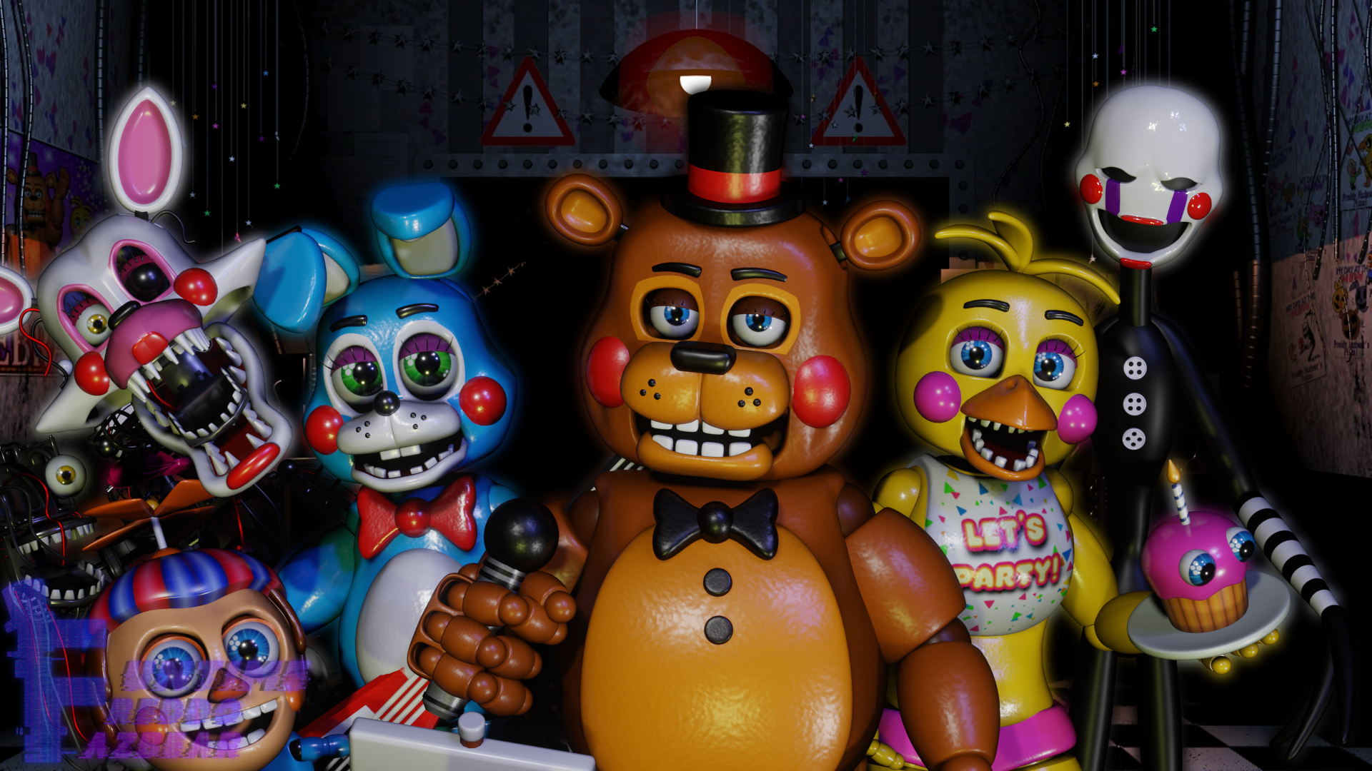 Funtime Animatronics FNAF2 by Alexander133Official on DeviantArt