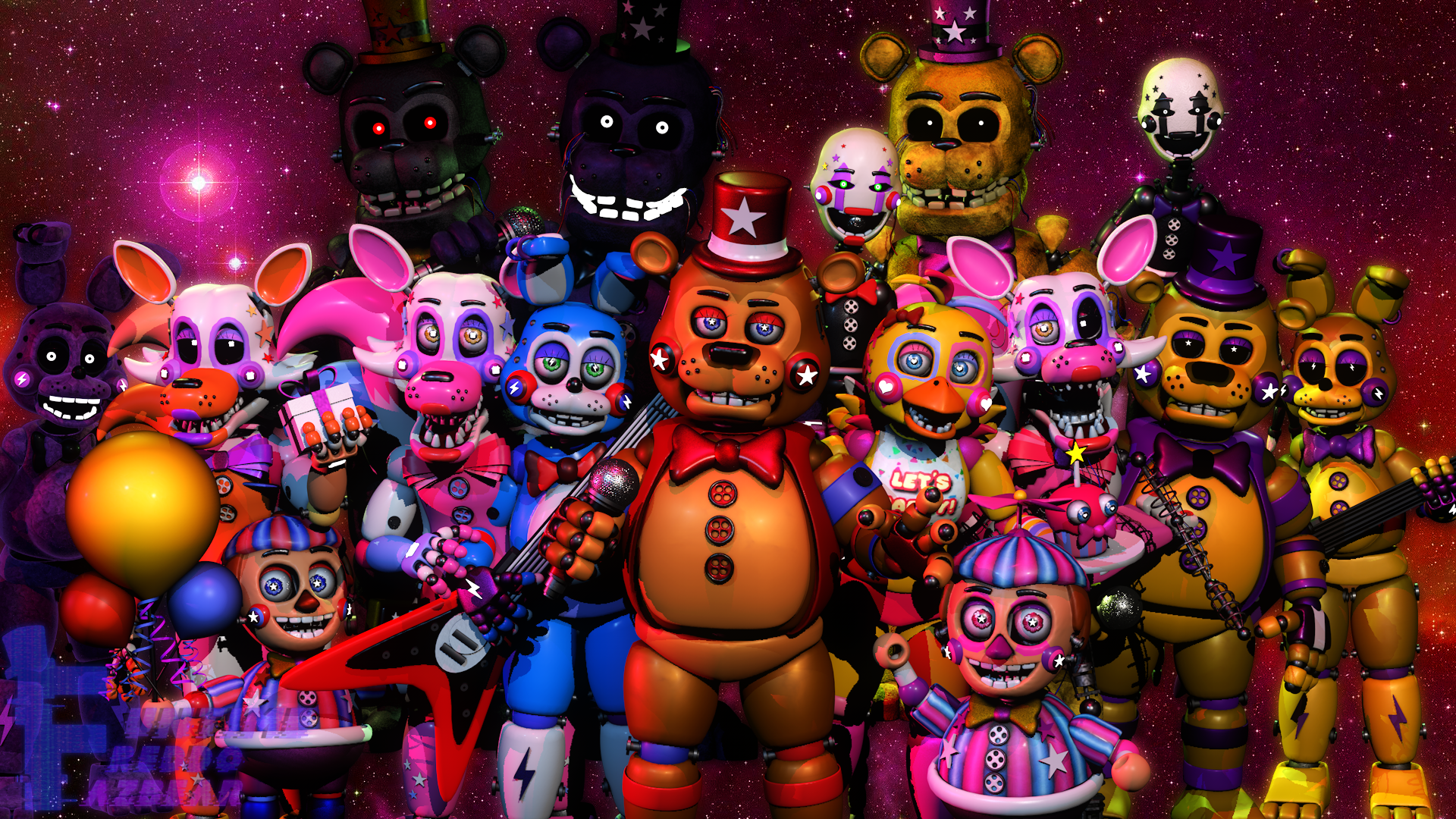 Five Nights At Freddy's 2 PNG - animatronics, argencraft, art, copyright,  deviantart