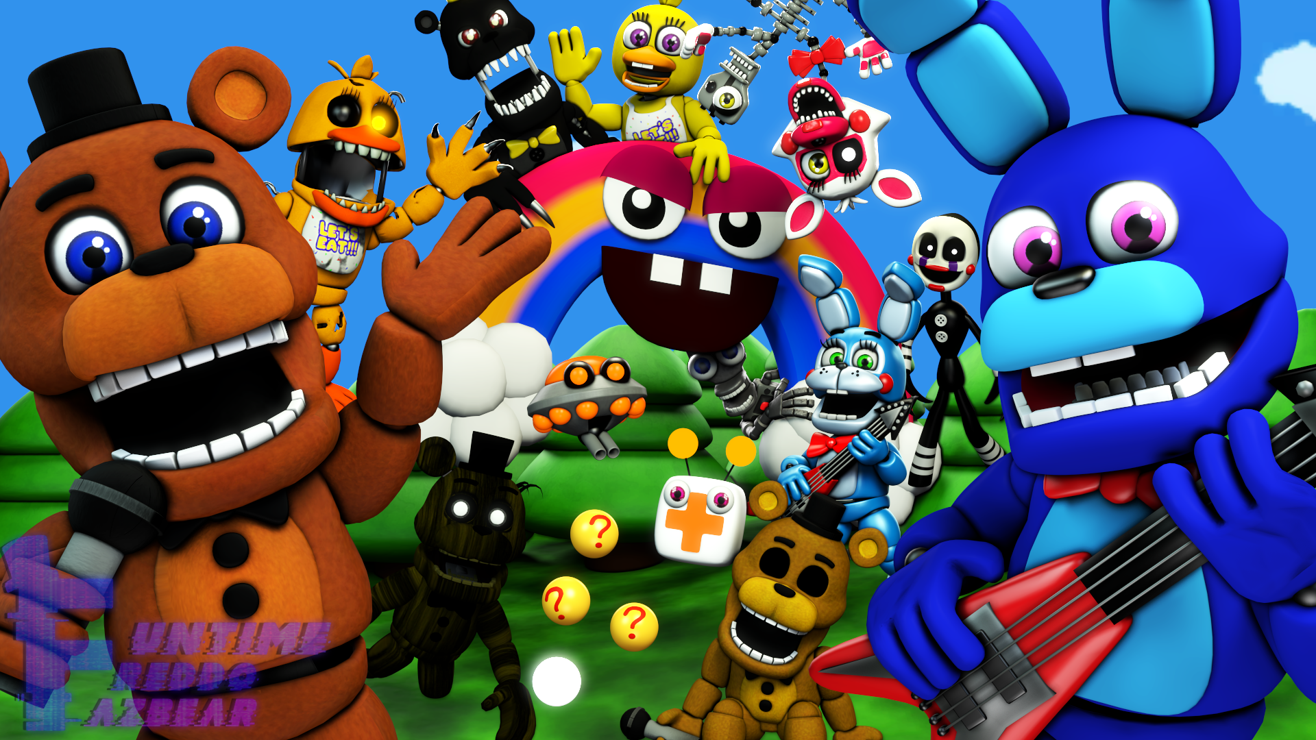 FNaF World 5th Anniversary by FuntimeFreddoFazbear on DeviantArt