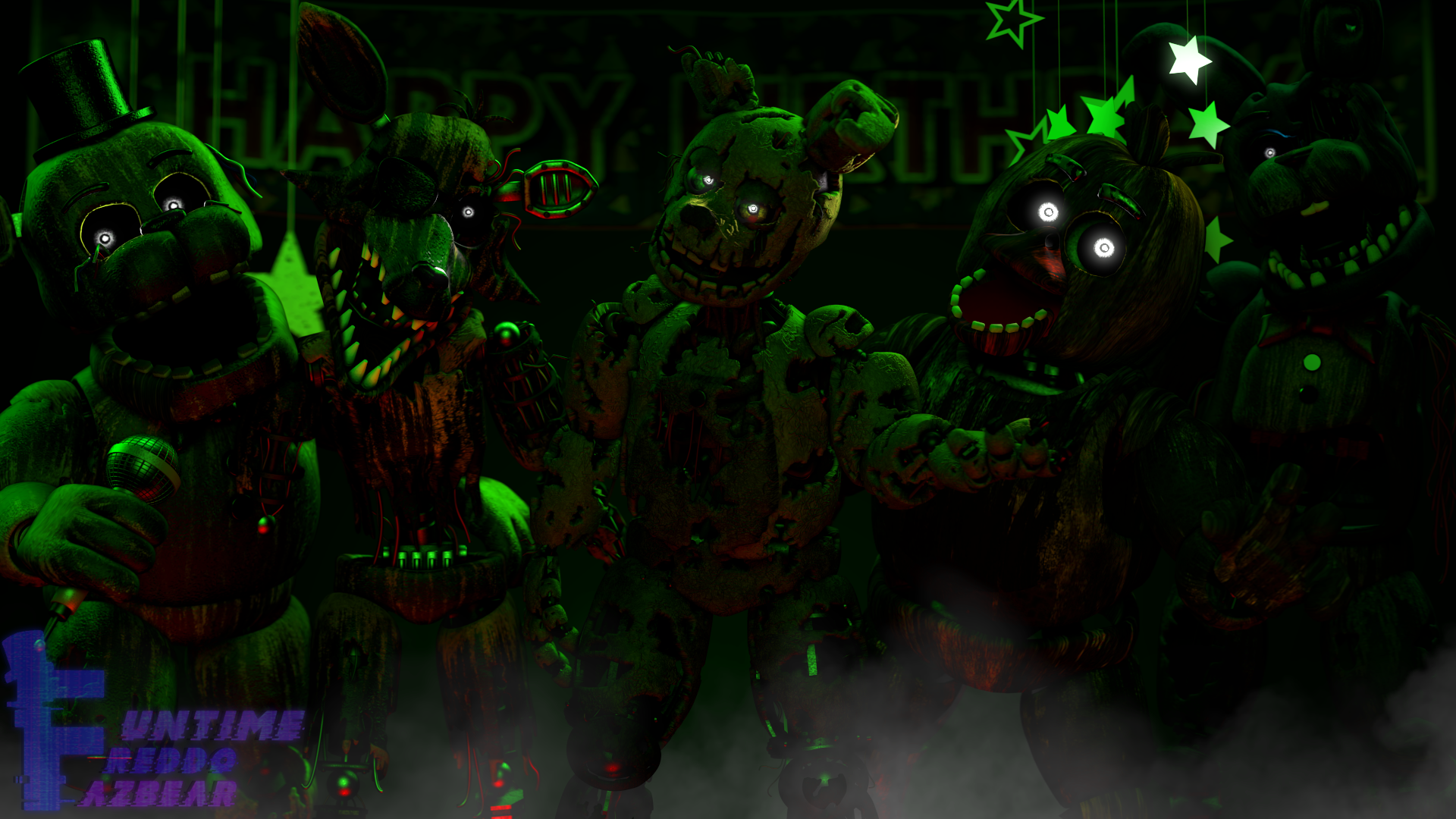 Fnaf AR 3th Anniversary by officiallydumbb on DeviantArt