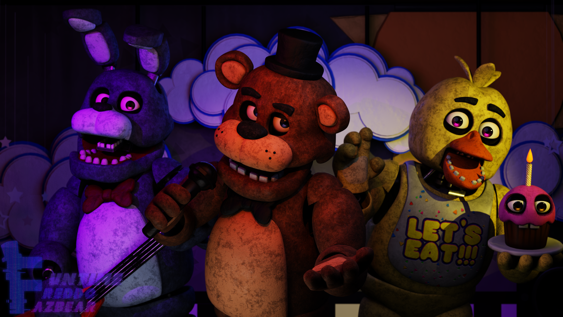 The FNAF 2 Animatronics! by JonlukevilleTVart on DeviantArt